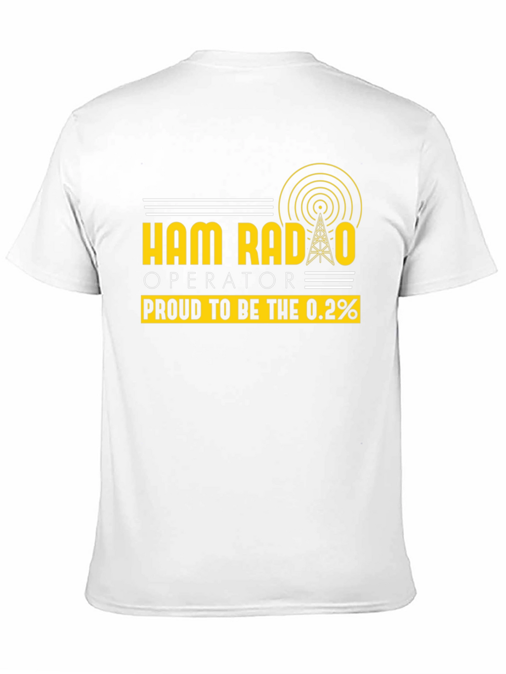 Ham Radio Operator T-Shirt - Proud 0.2%