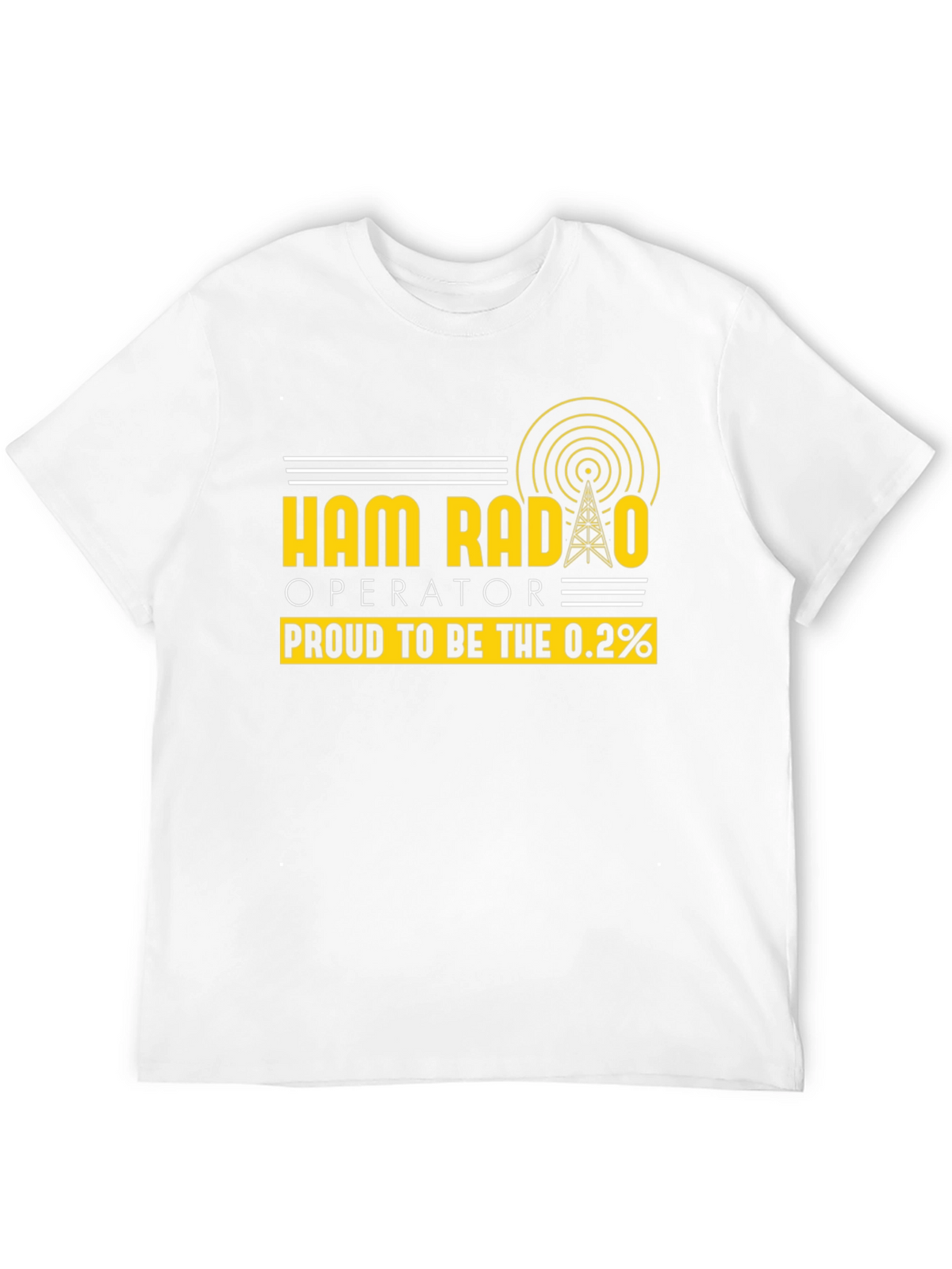 Ham Radio Operator T-Shirt - Proud 0.2%