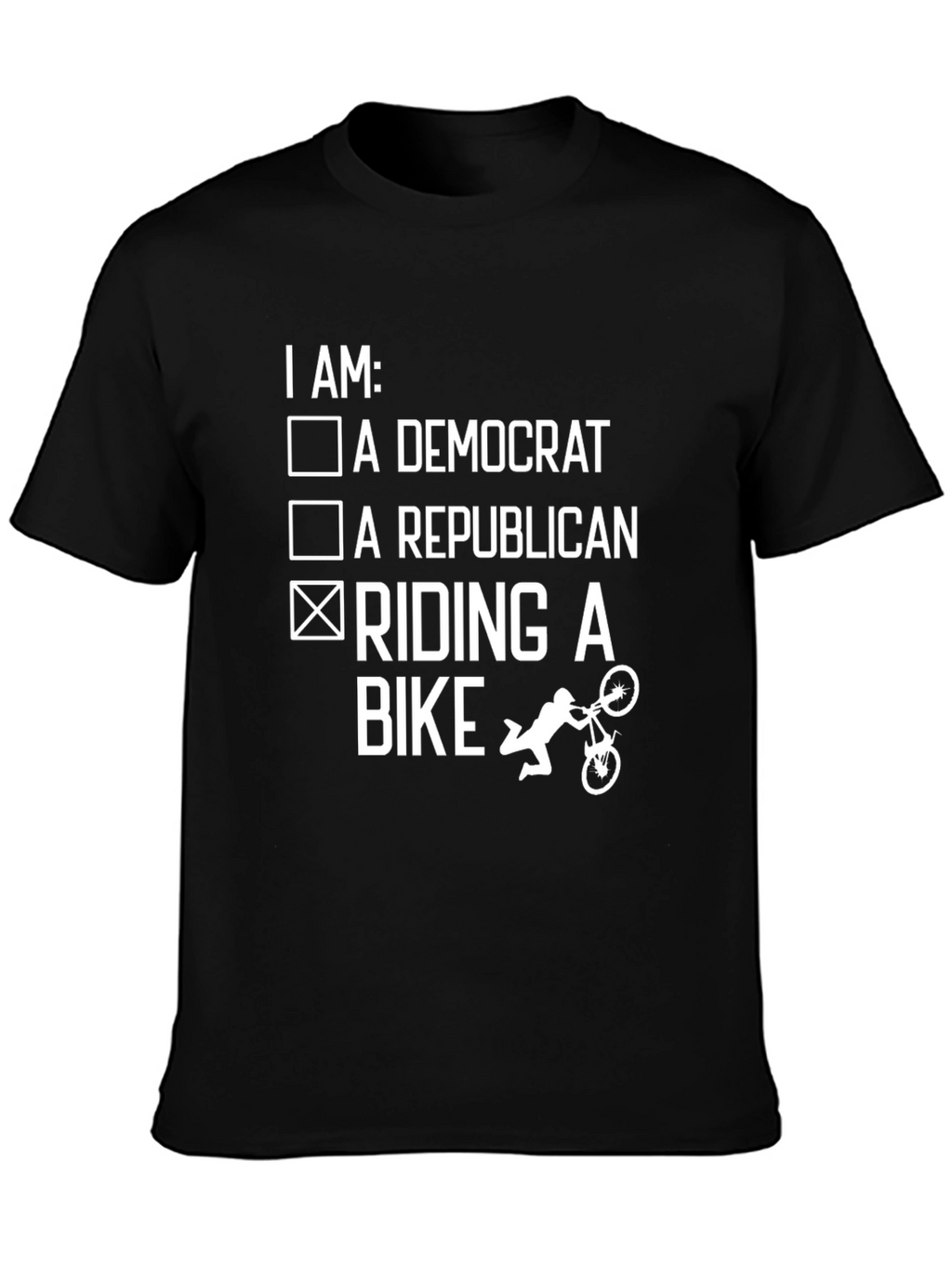 Funny Political Bike Rider T-Shirt