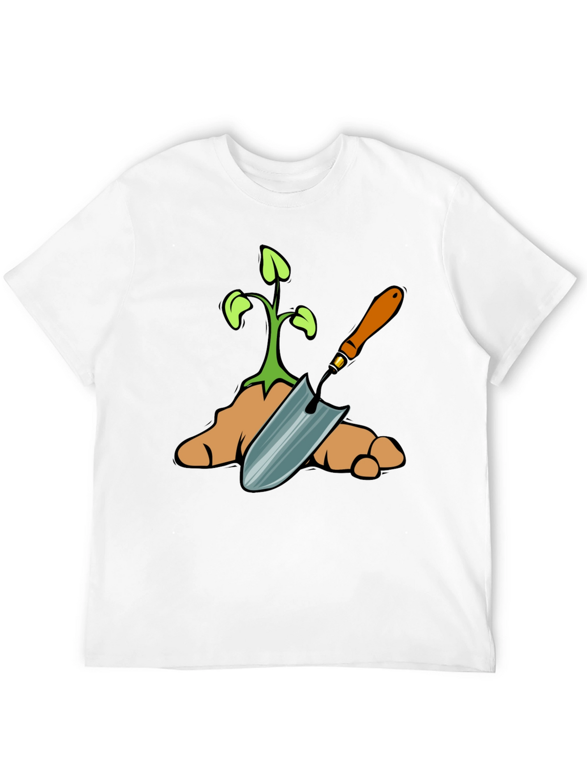 Gardeners Sprout Graphic Tee - Black Cotton T-Shirt