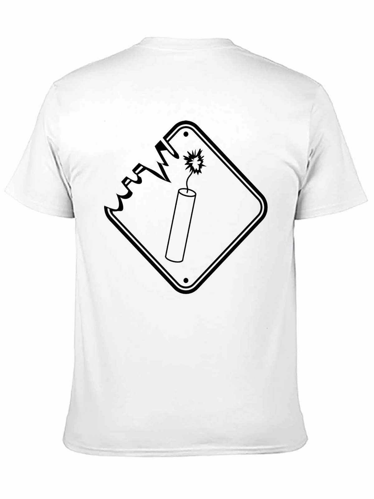 Explosive Style: Black Graphic Tee