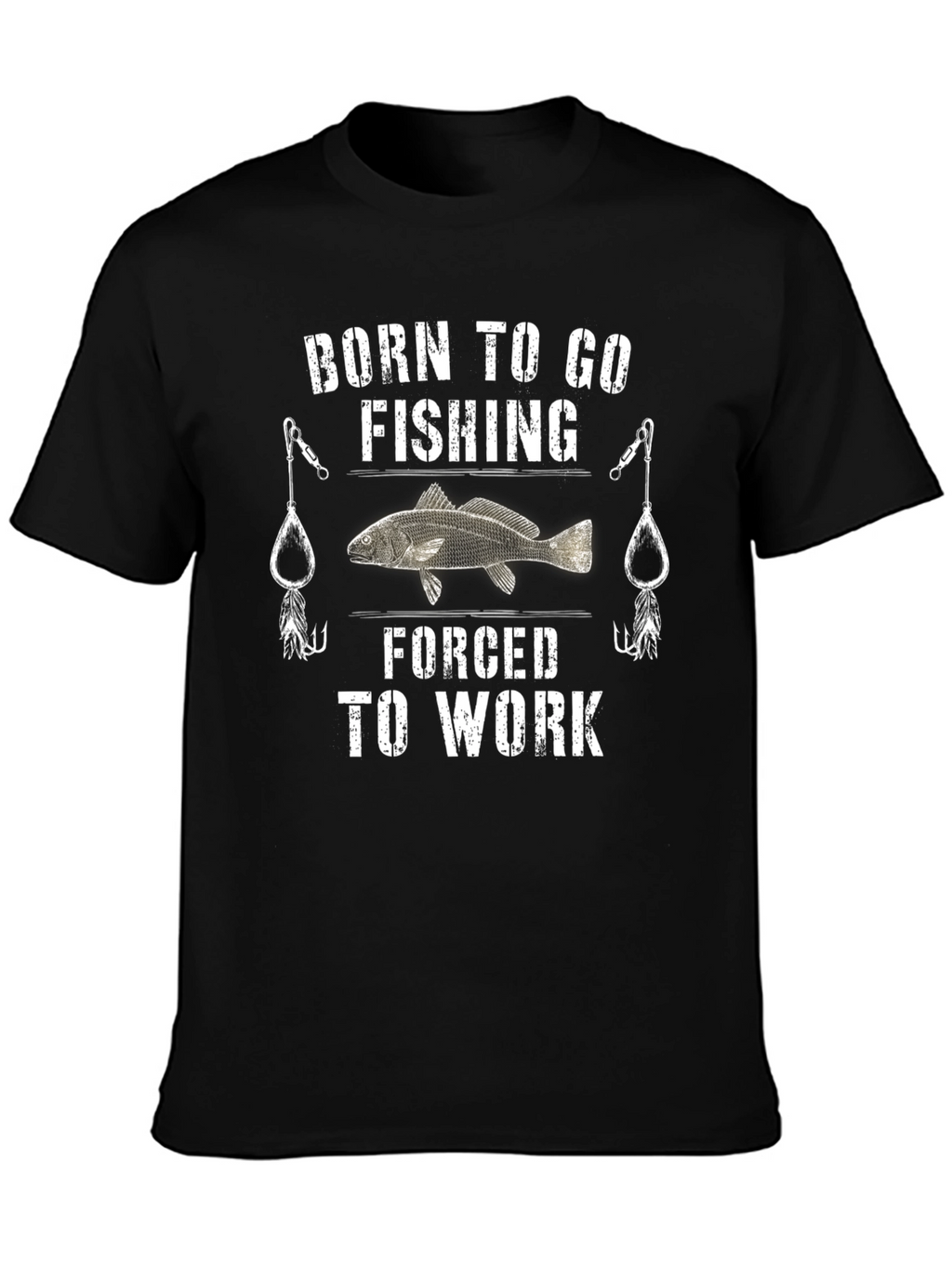 Born to Go Fishing Mens Graphic Tee