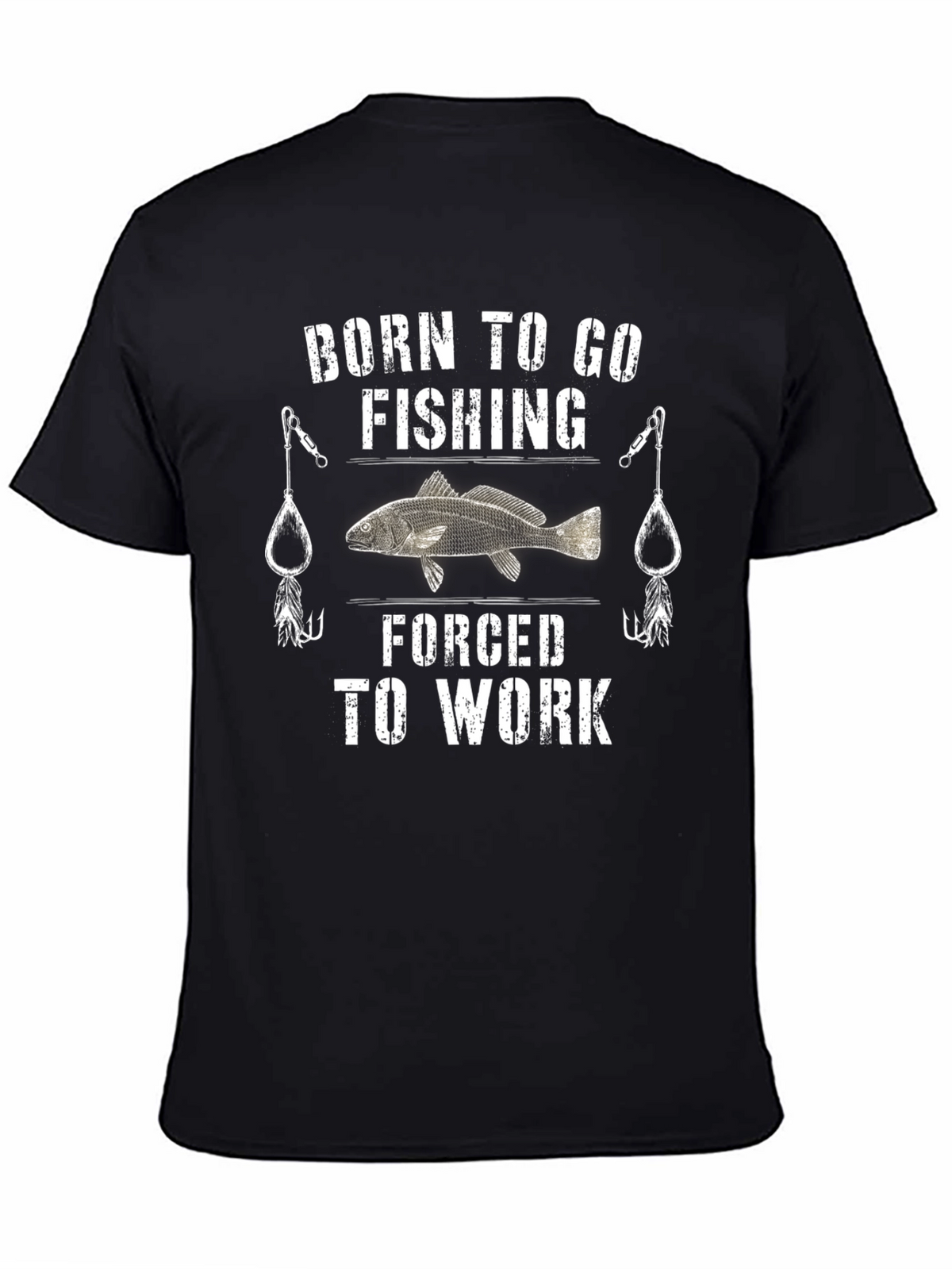 Born to Go Fishing Mens Graphic Tee