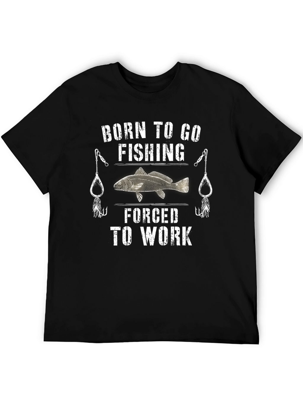 Born to Go Fishing Mens Graphic Tee