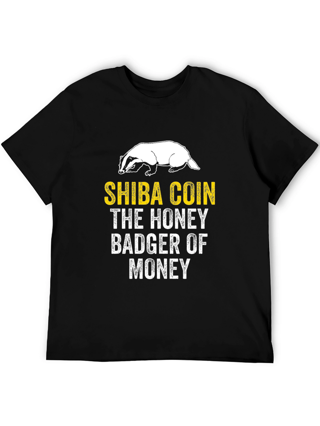 Shiba Coin Honey Badger T-Shirt Crypto Meme Tee