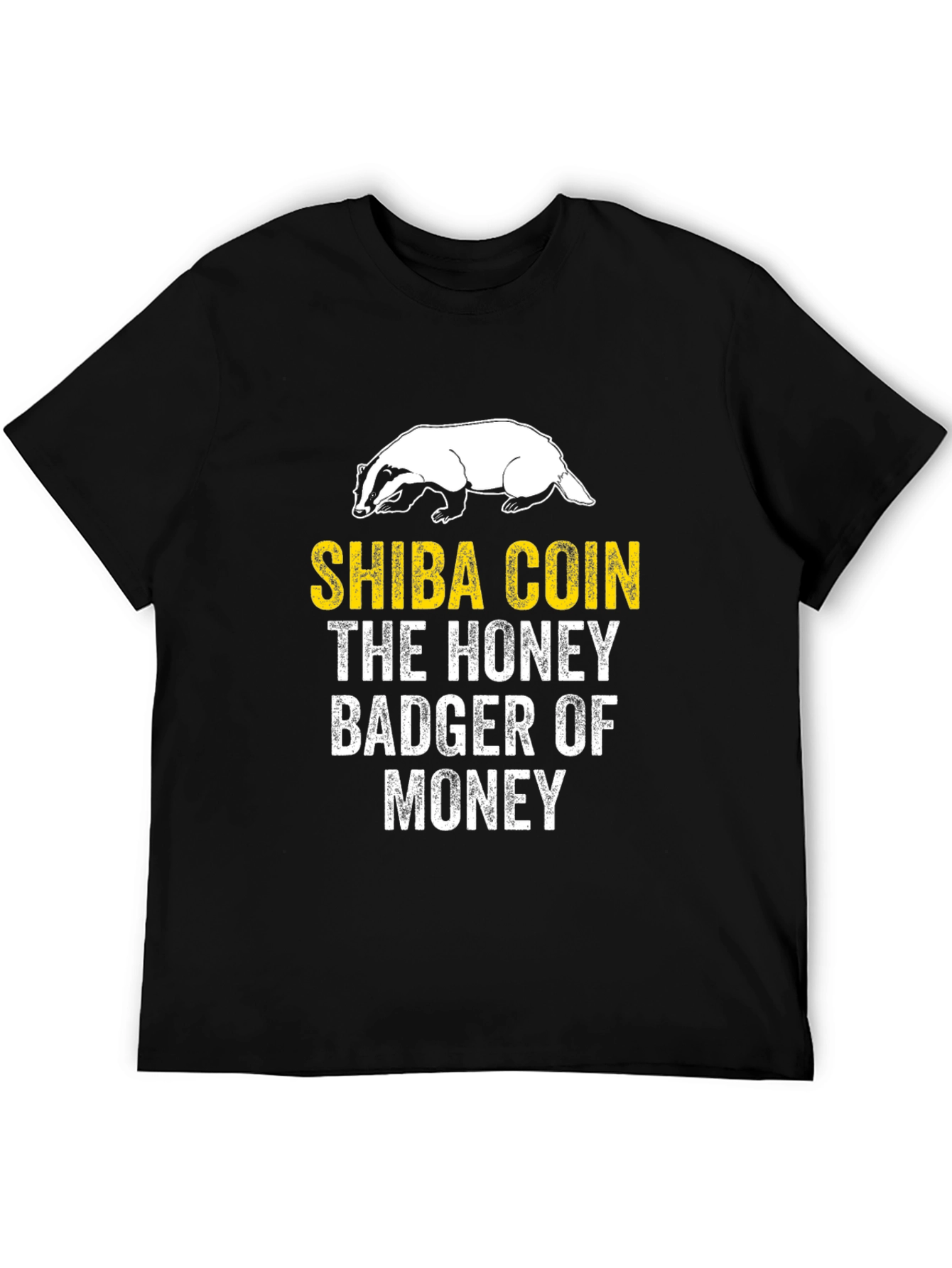 Shiba Coin Honey Badger T-Shirt Crypto Meme Tee