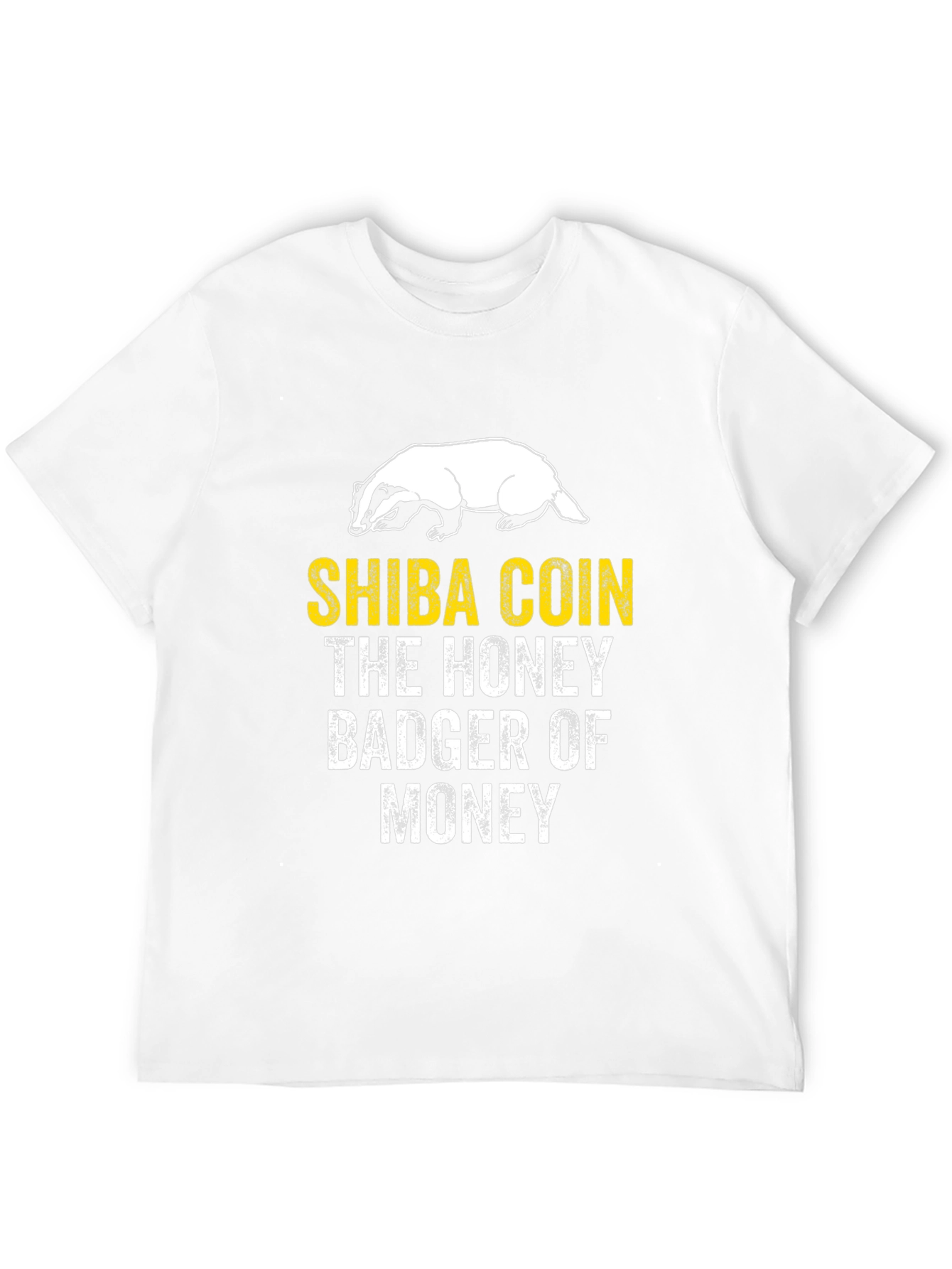 Shiba Coin Honey Badger T-Shirt Crypto Meme Tee