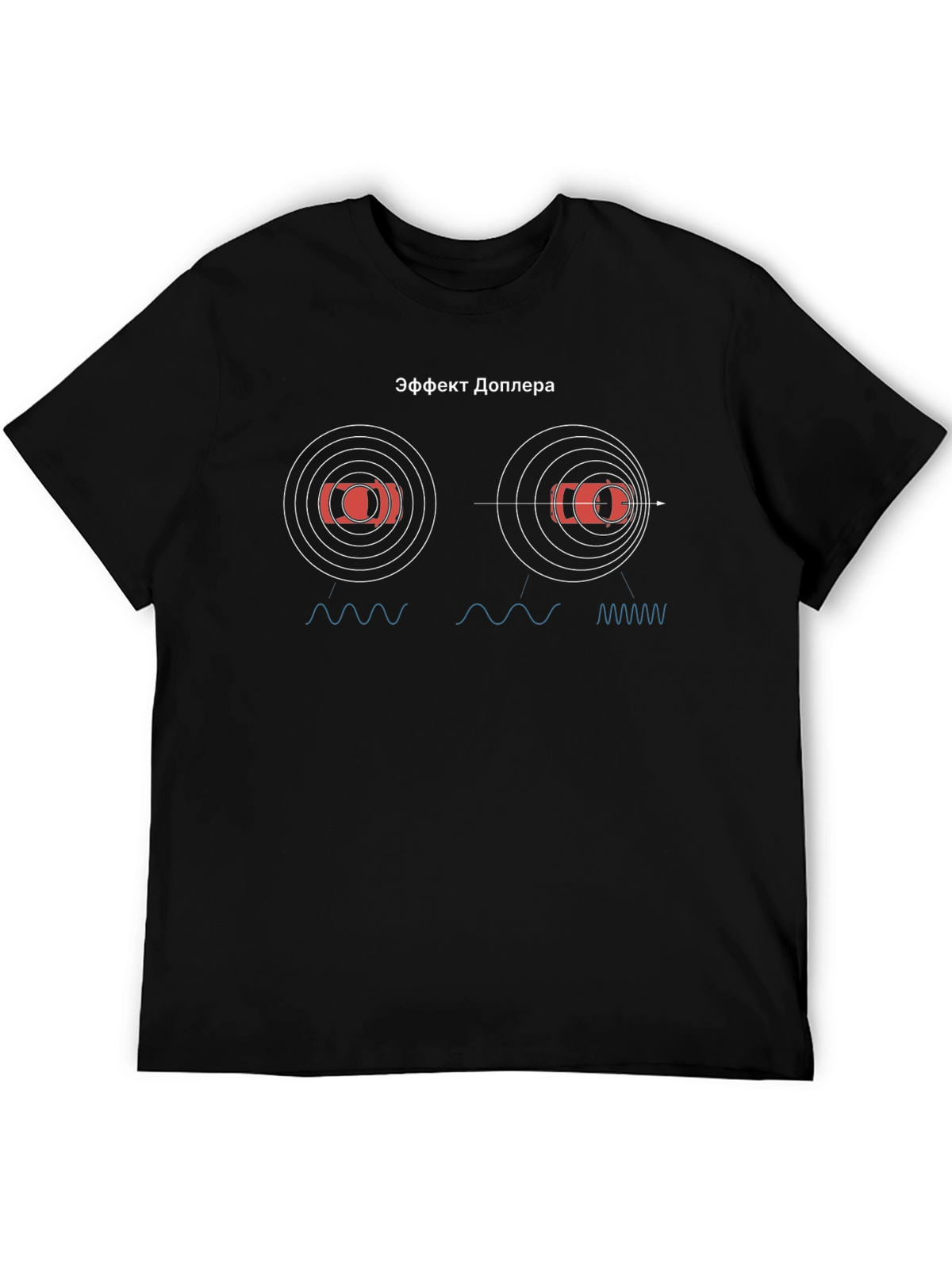 Doppler Effect Physics Graphic T-Shirt
