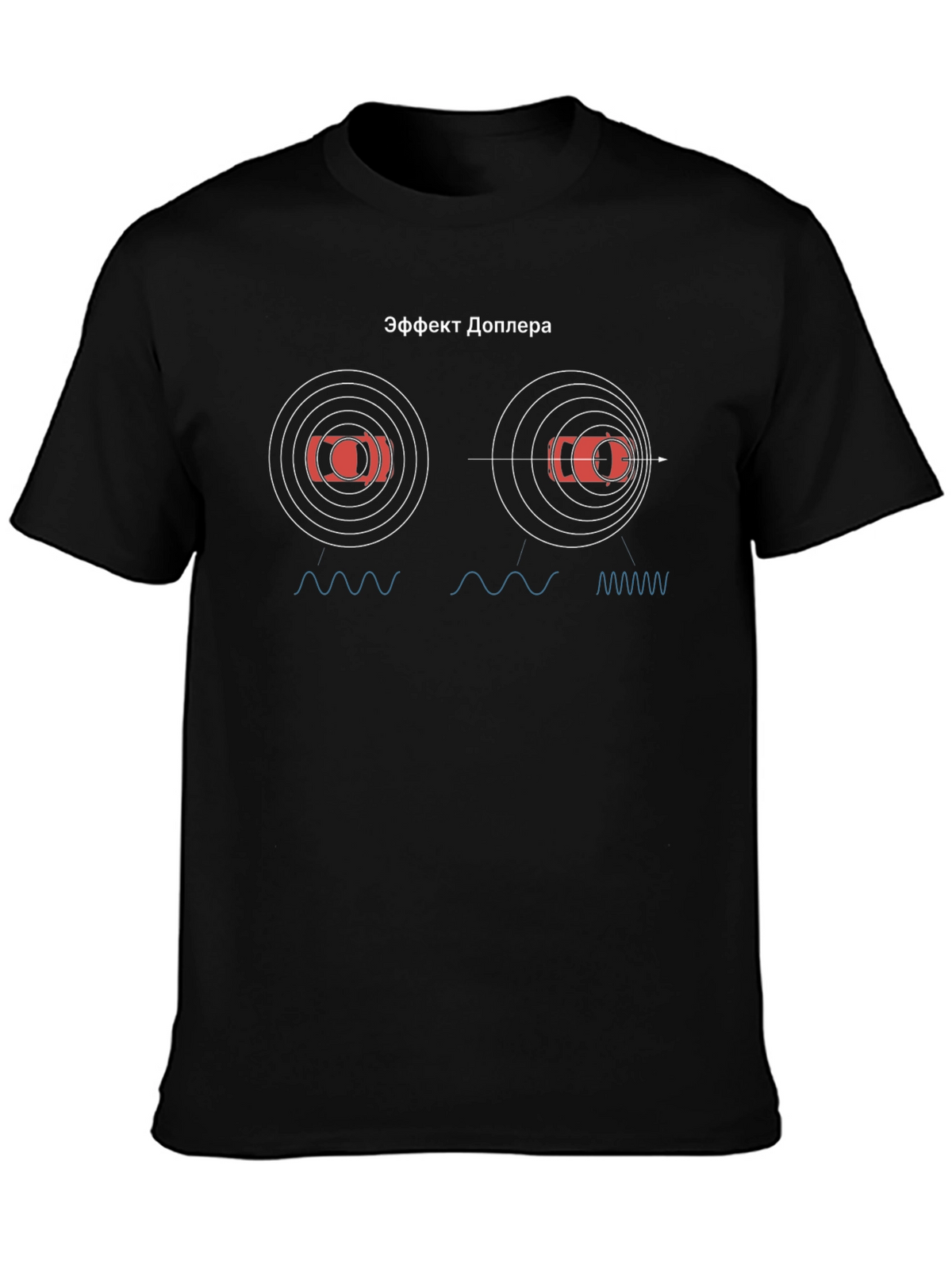 Doppler Effect Physics Graphic T-Shirt