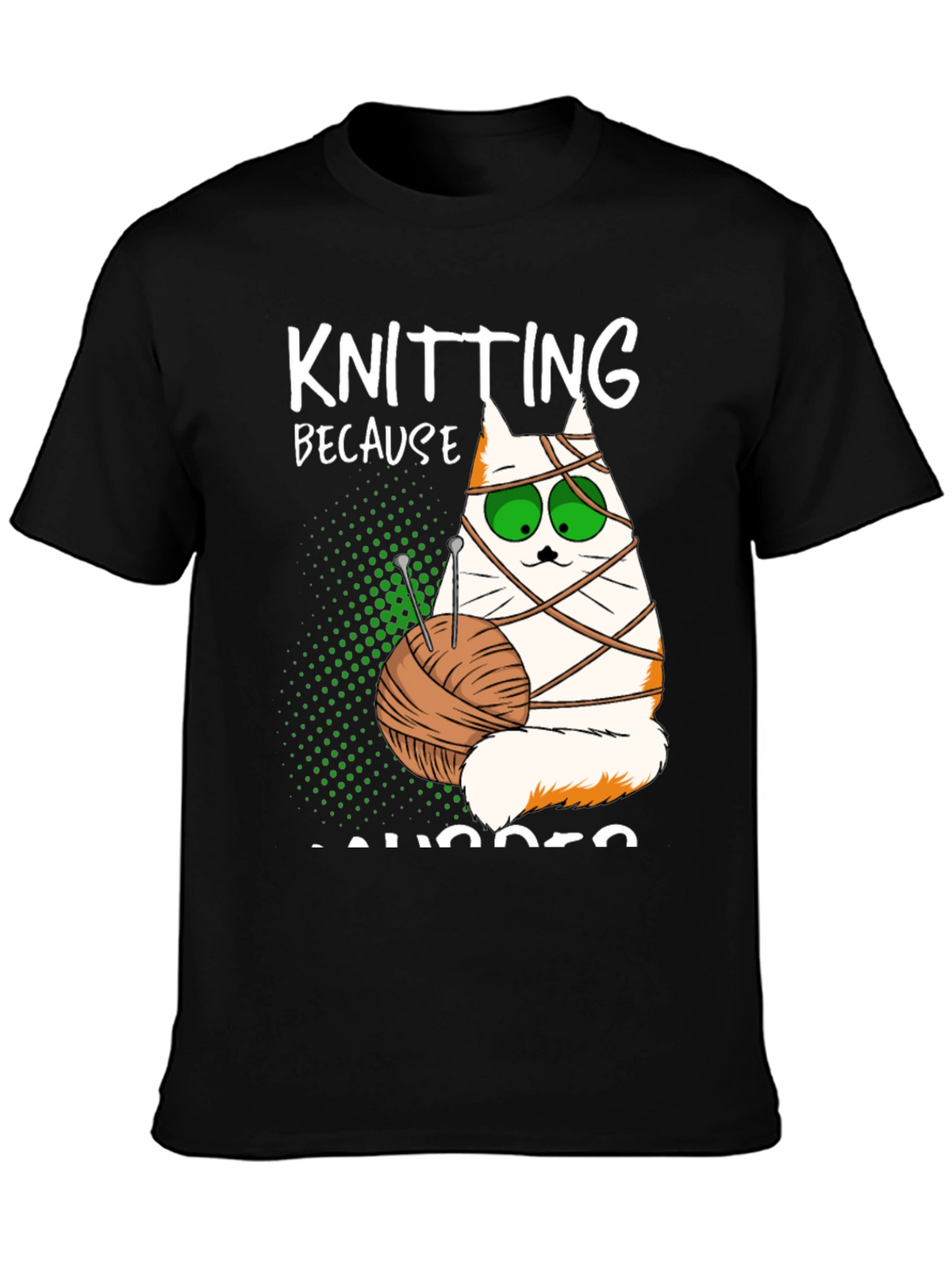 Knitting Cat T-Shirt