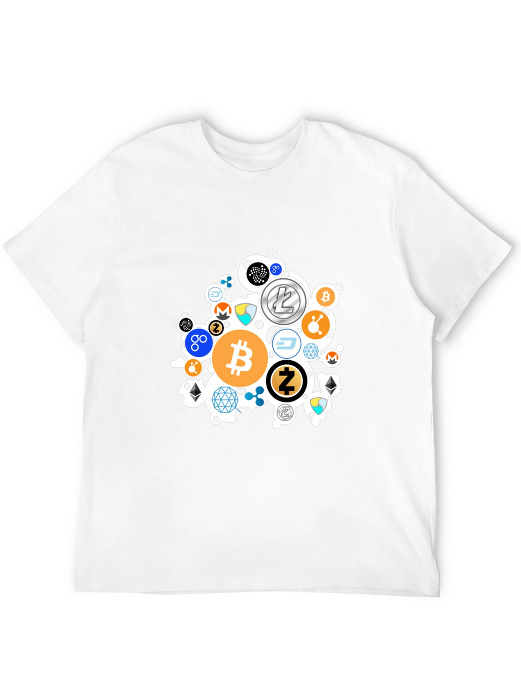 Crypto T-Shirt: Bitcoin & Altcoin Design