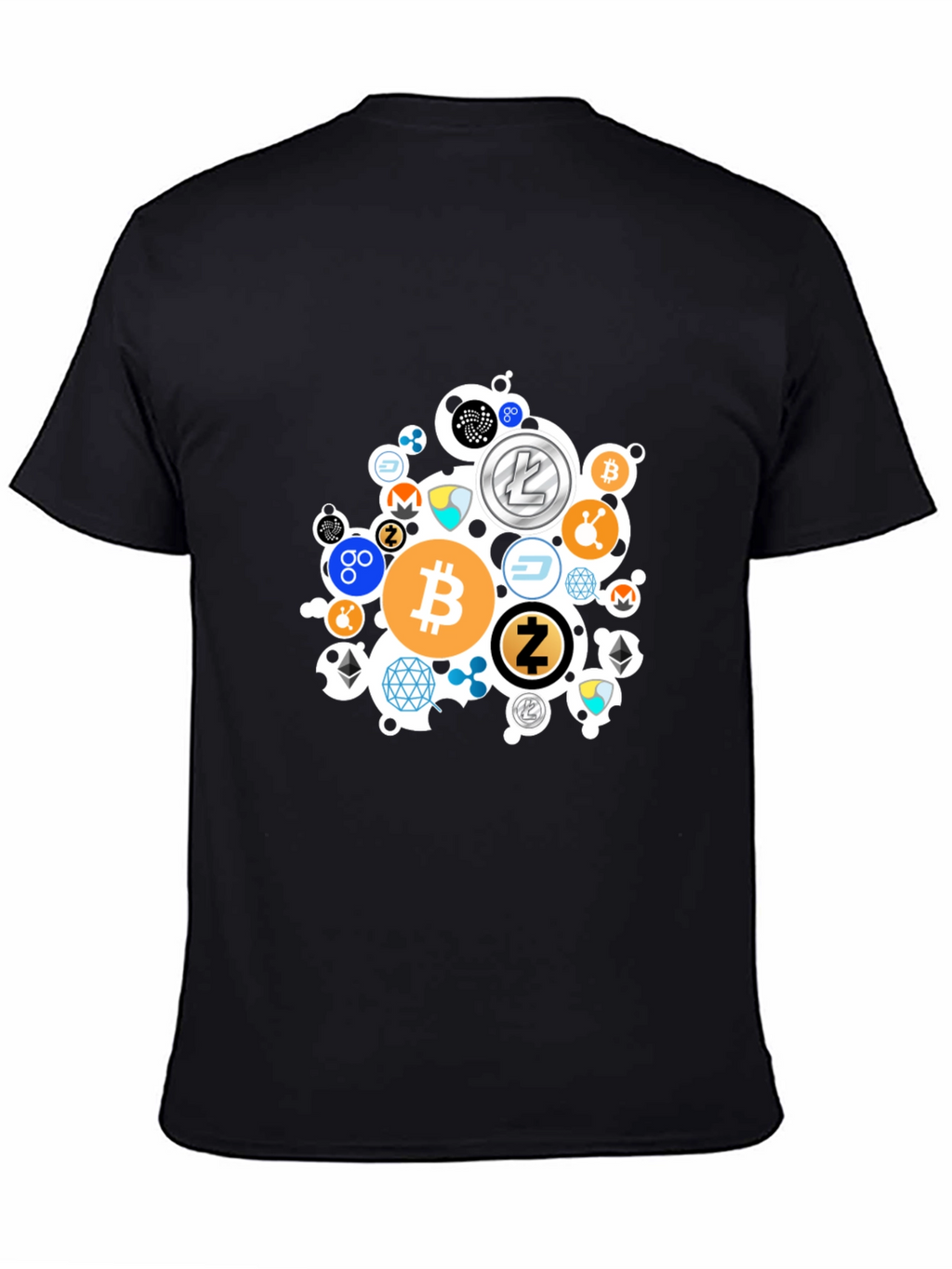 Crypto T-Shirt: Bitcoin & Altcoin Design