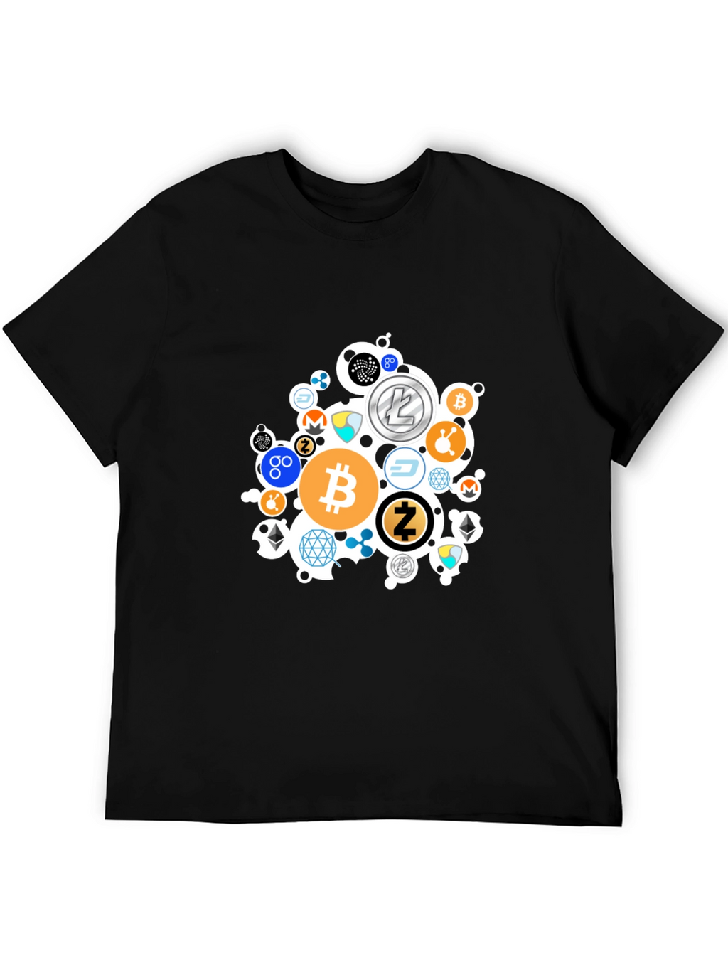 Crypto T-Shirt: Bitcoin & Altcoin Design
