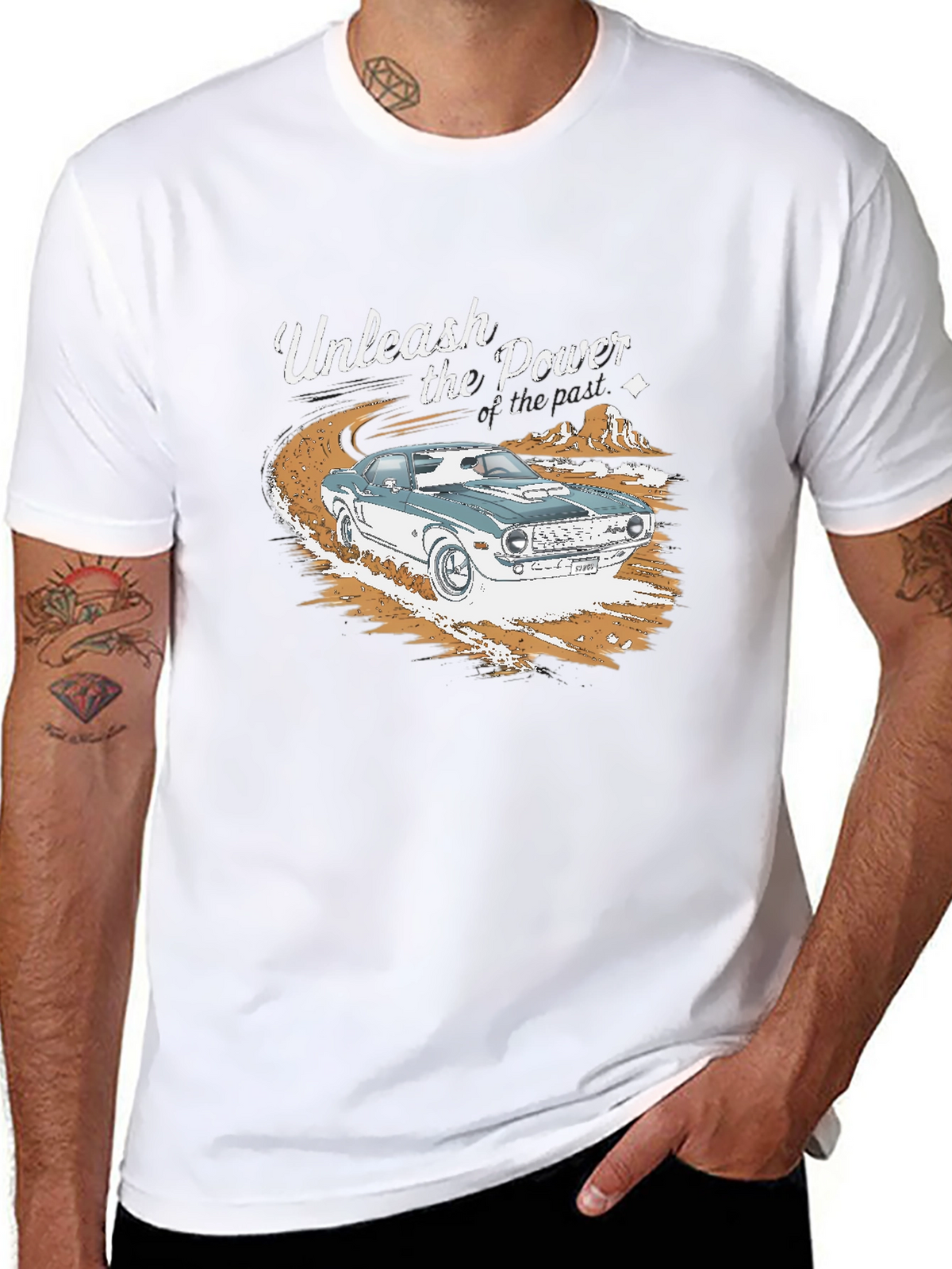 Unleash the Power Car Graphic T-Shirt