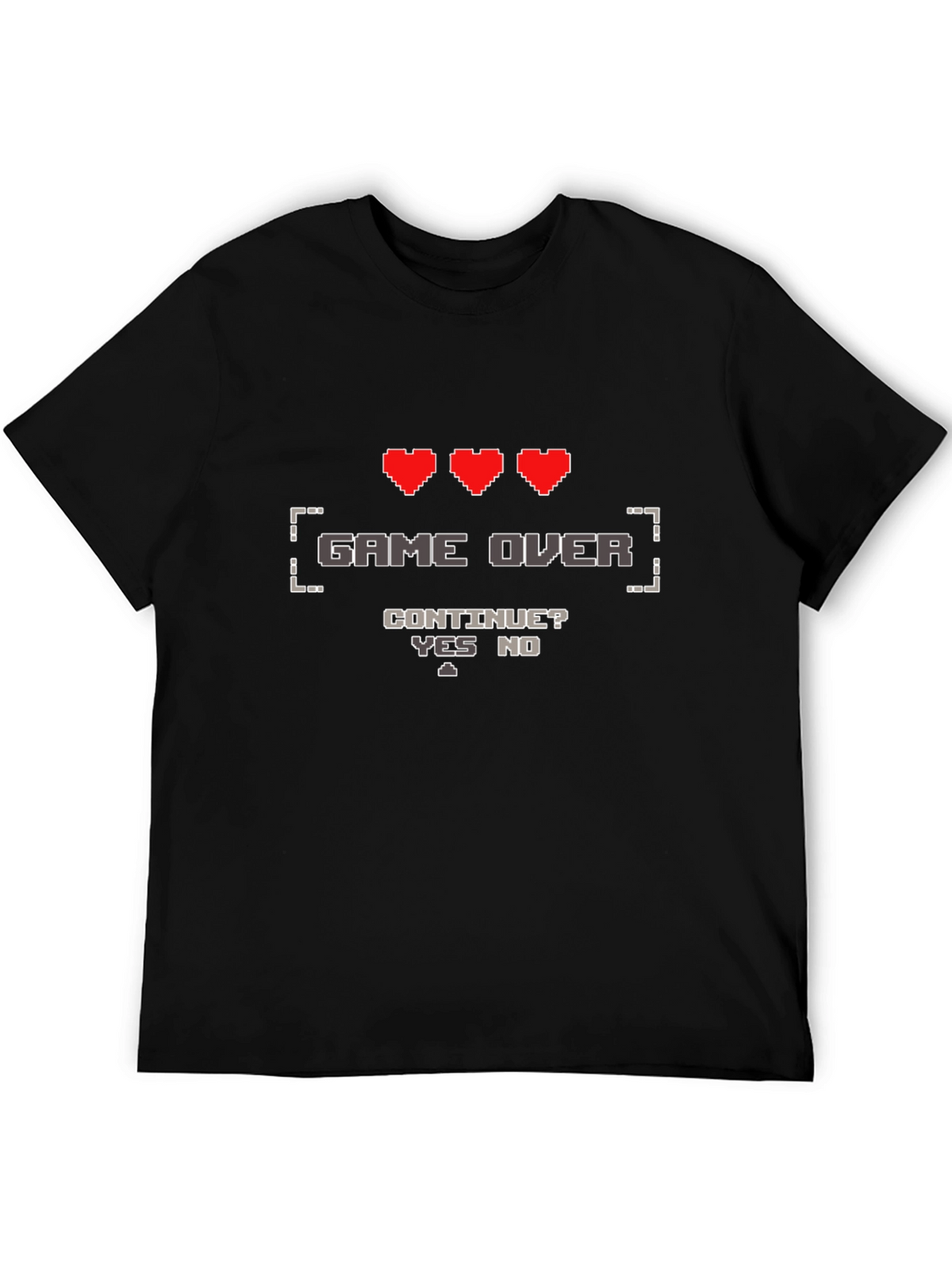 Game Over Gamer T-Shirt - Pixel Art Design