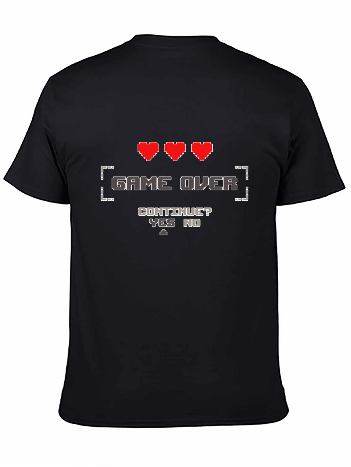Game Over Gamer T-Shirt - Pixel Art Design