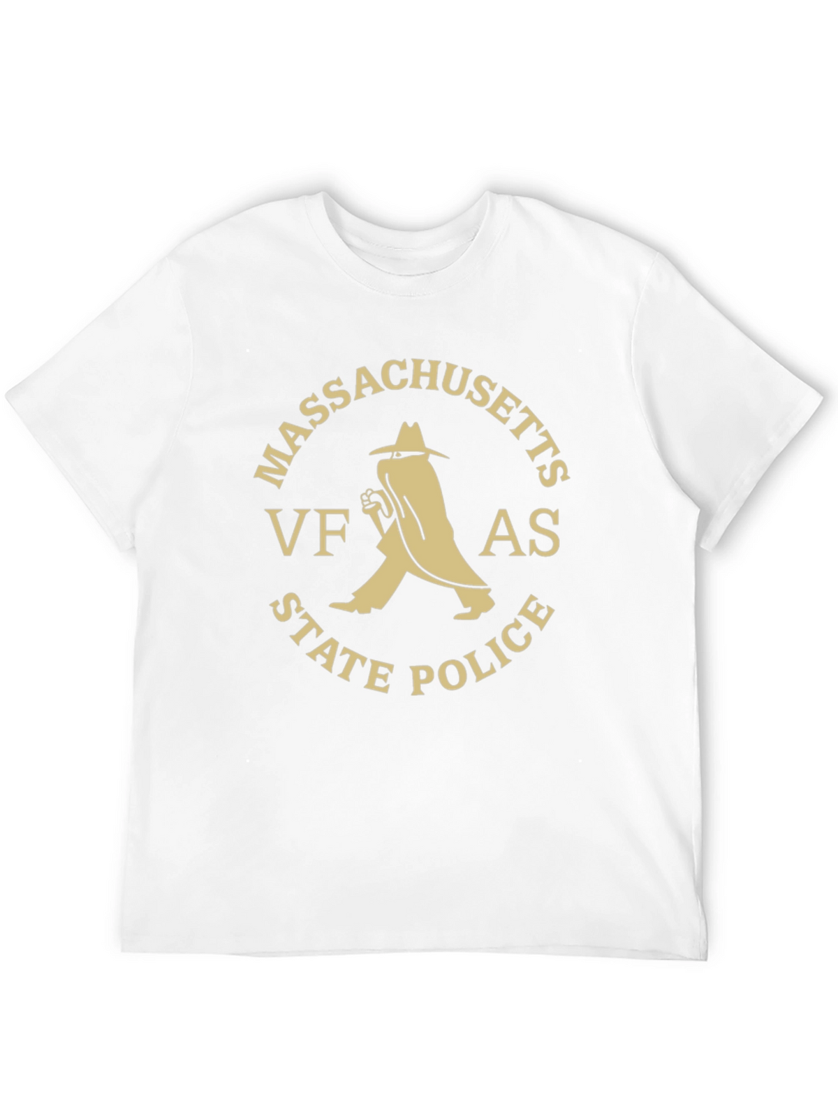 Massachusetts VFAS State Police Black T-Shirt