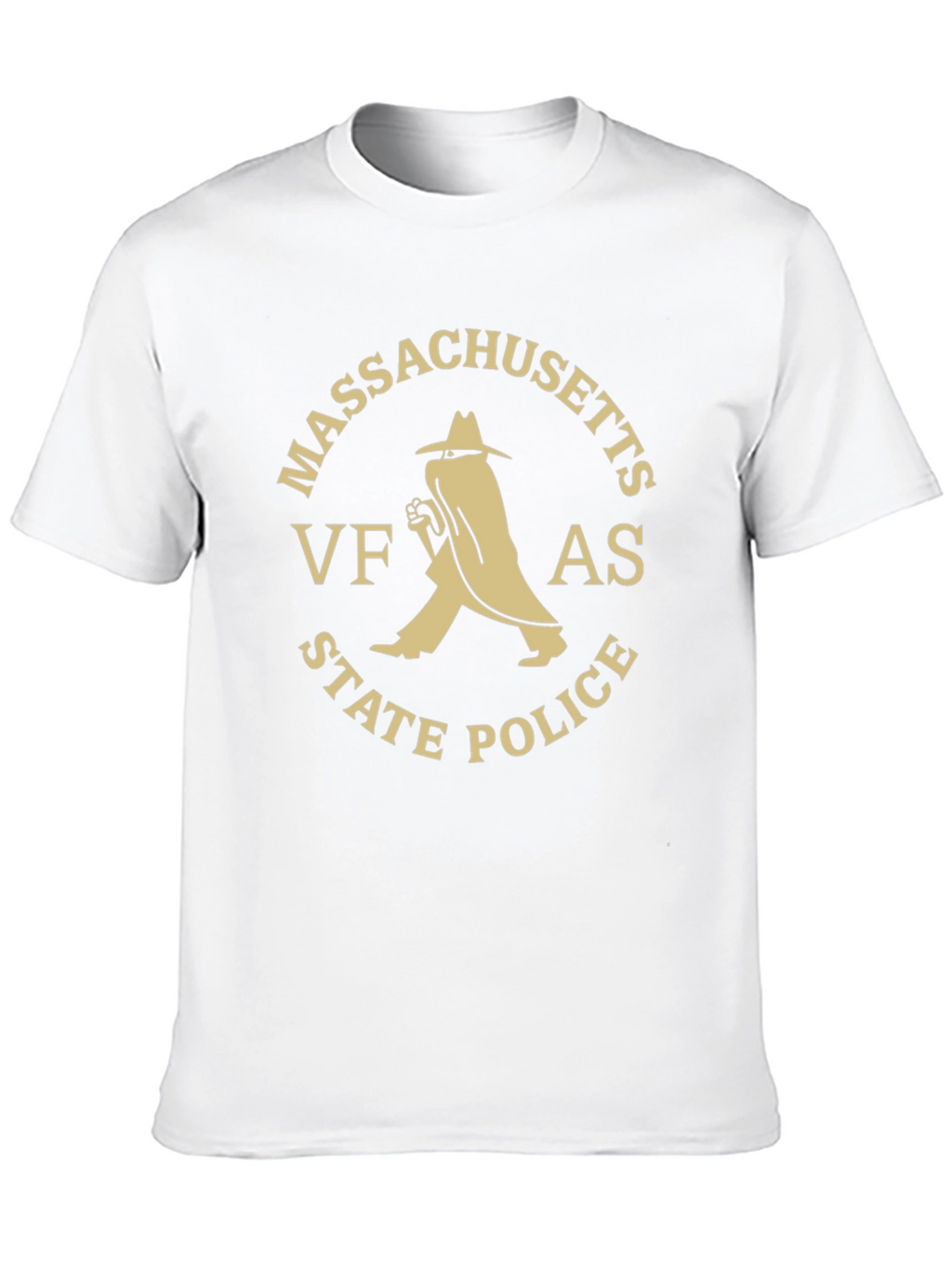 Massachusetts VFAS State Police Black T-Shirt