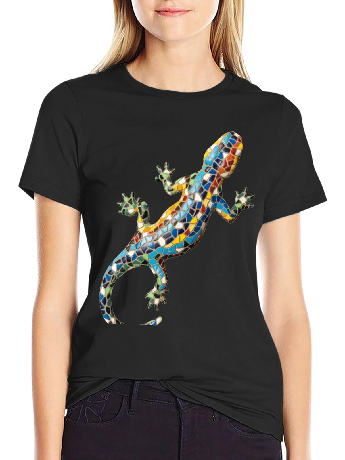 Mosaic Lizard Graphic Tee