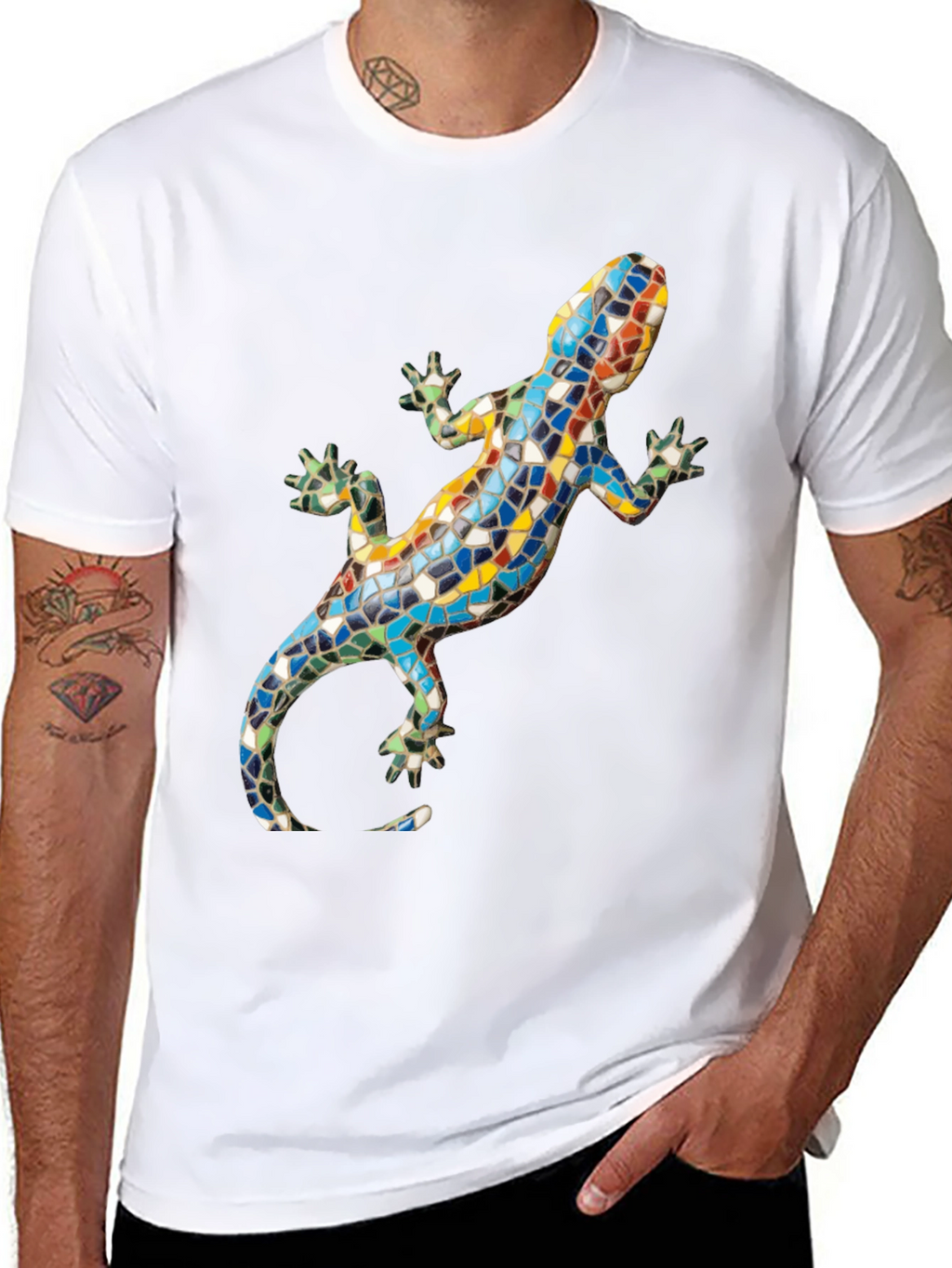 Mosaic Lizard Graphic Tee