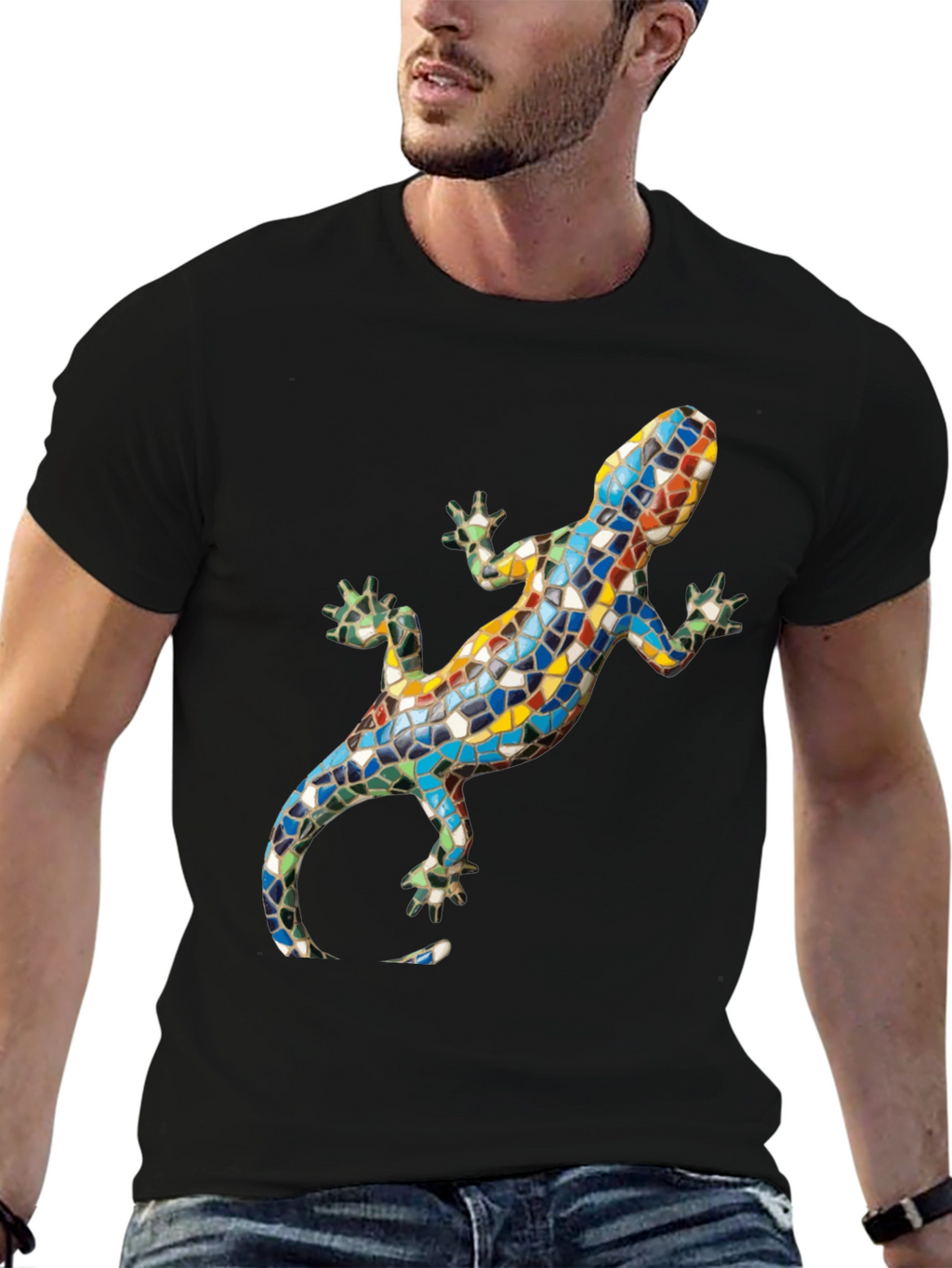 Mosaic Lizard Graphic Tee