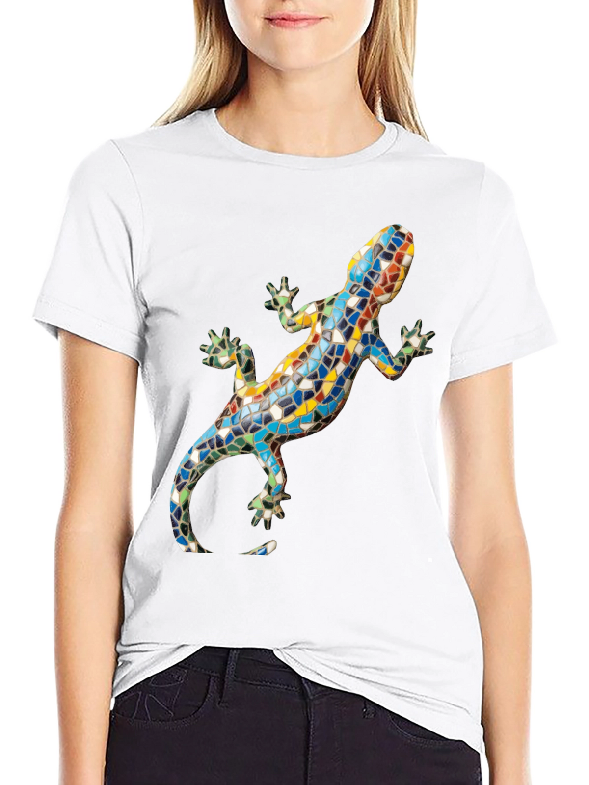 Mosaic Lizard Graphic Tee