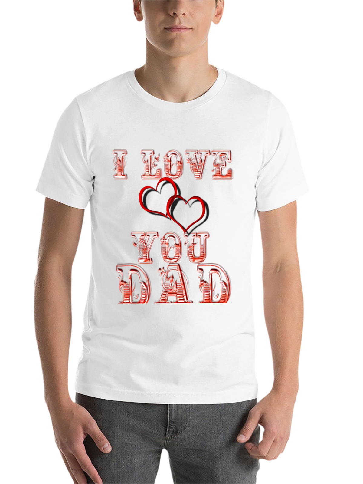 I Love You Dad - Fathers Day T-Shirt