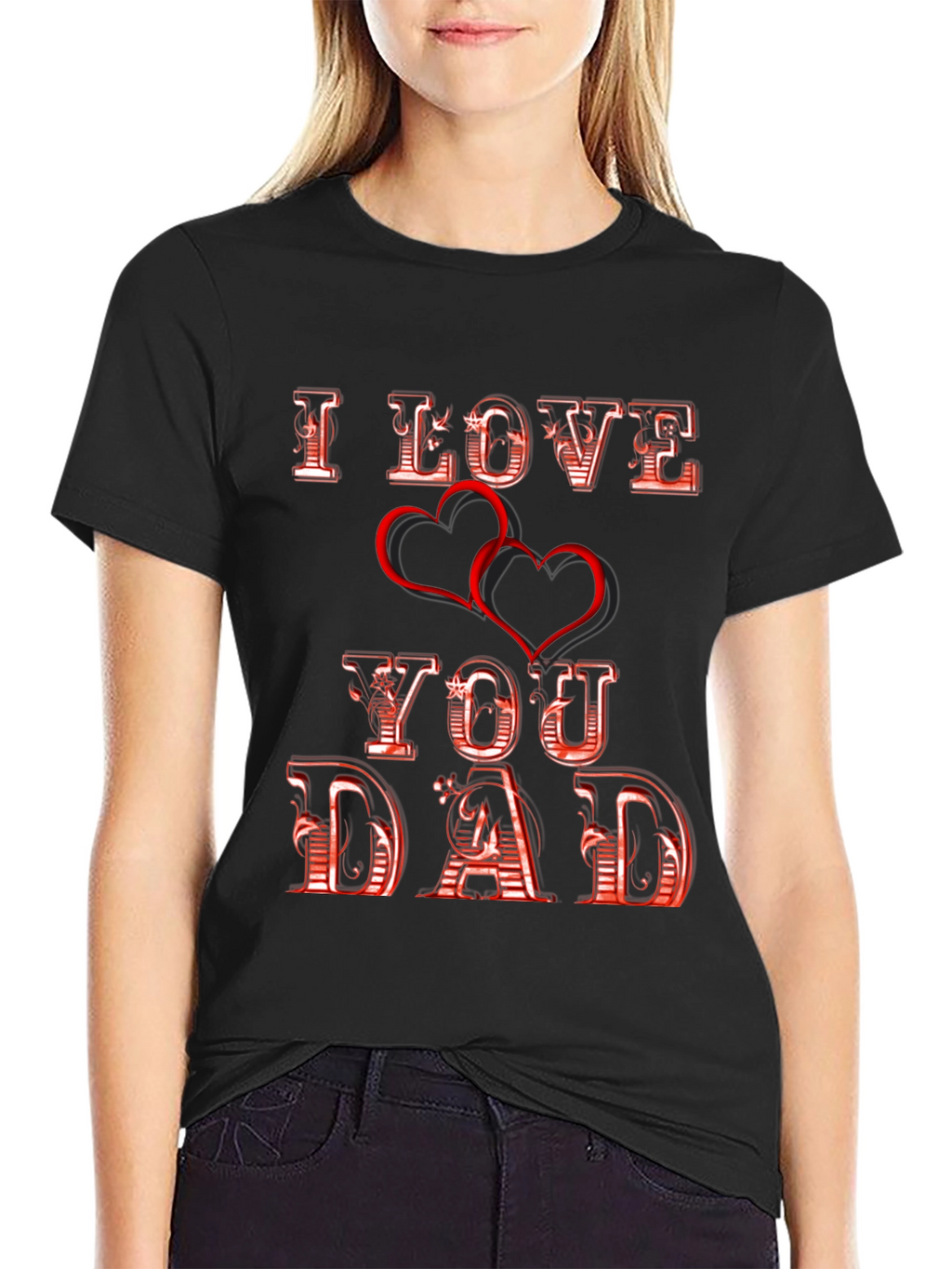 I Love You Dad - Fathers Day T-Shirt