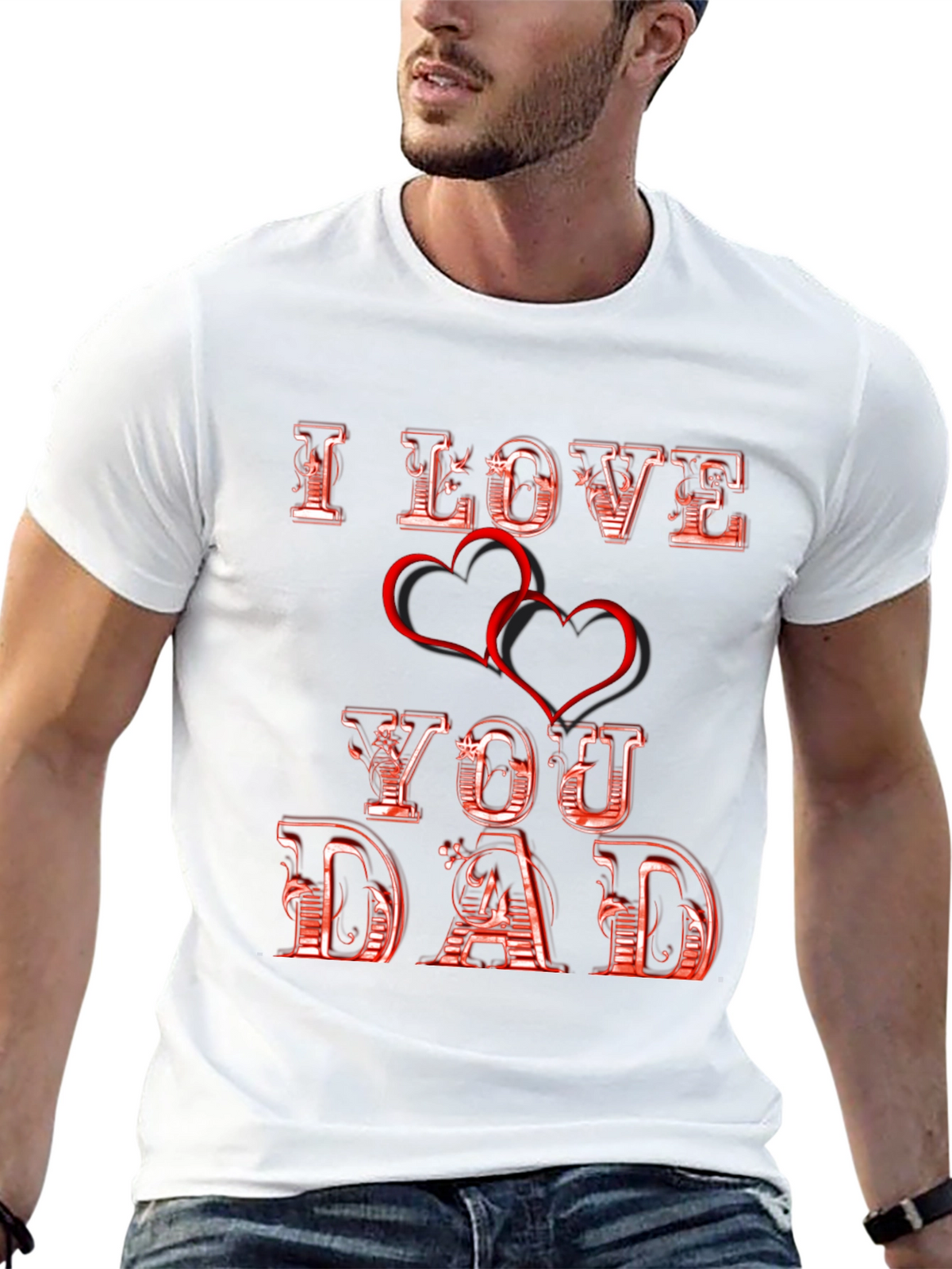 I Love You Dad - Fathers Day T-Shirt