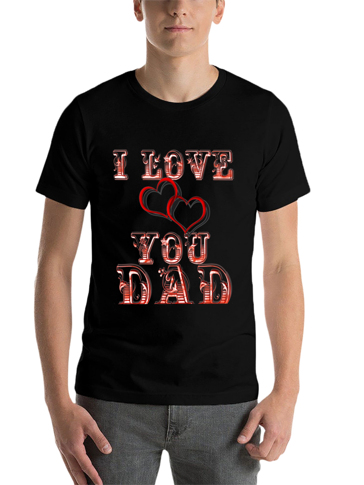 I Love You Dad - Fathers Day T-Shirt