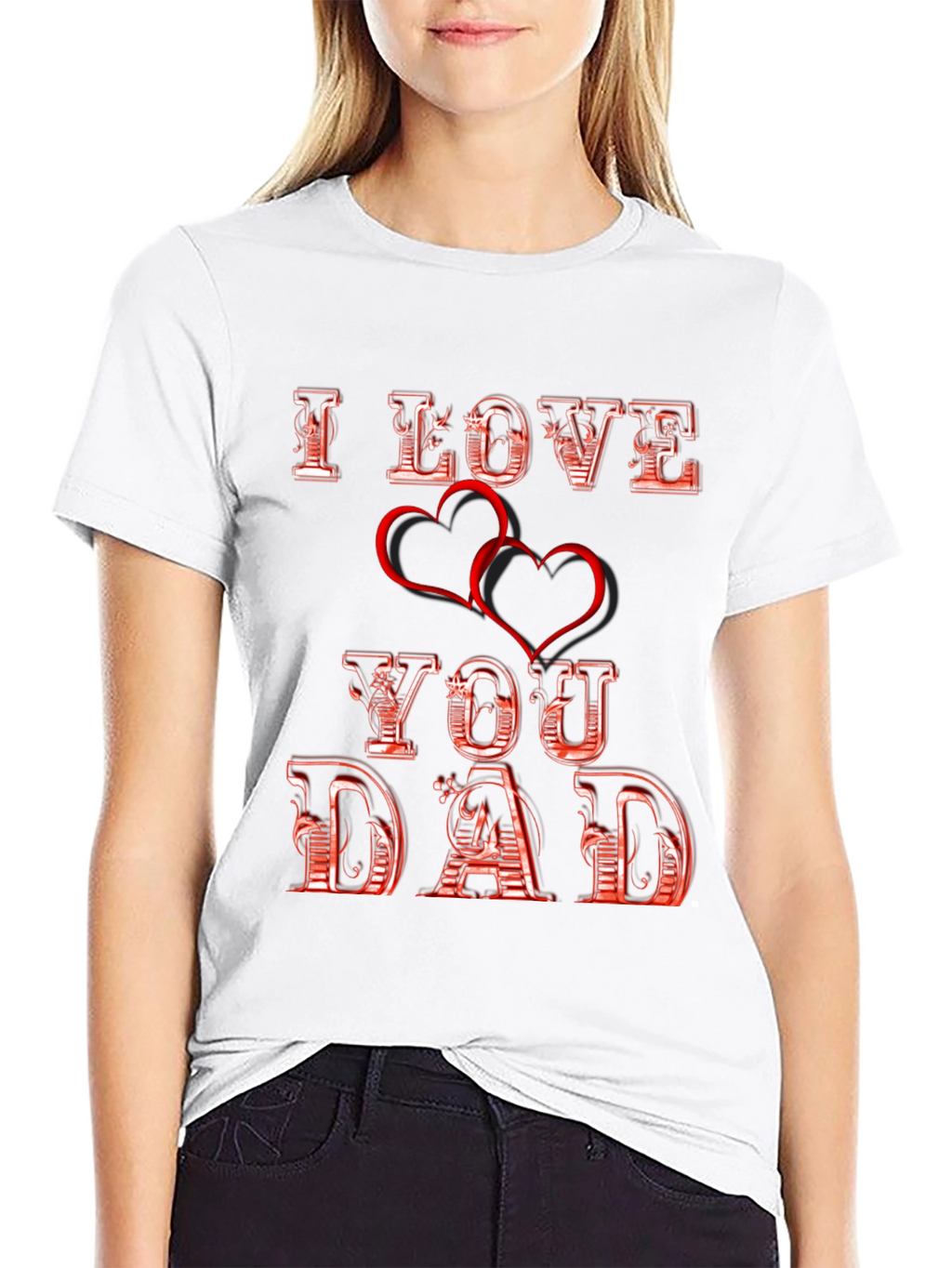 I Love You Dad - Fathers Day T-Shirt