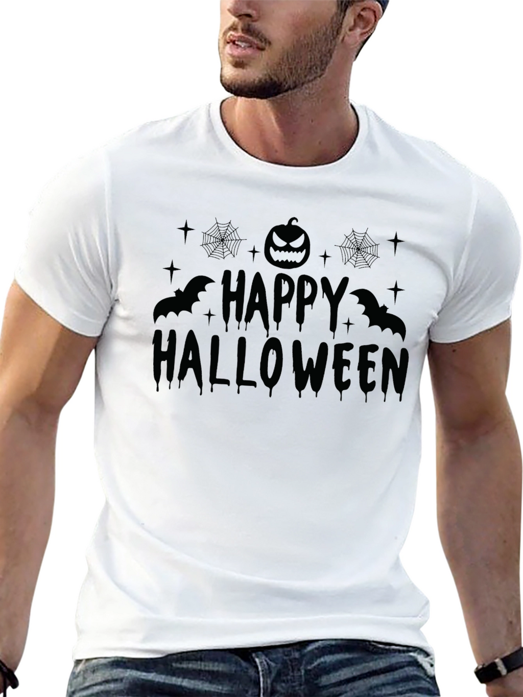 Happy Halloween Graphic T-Shirt Spooky Season Tee