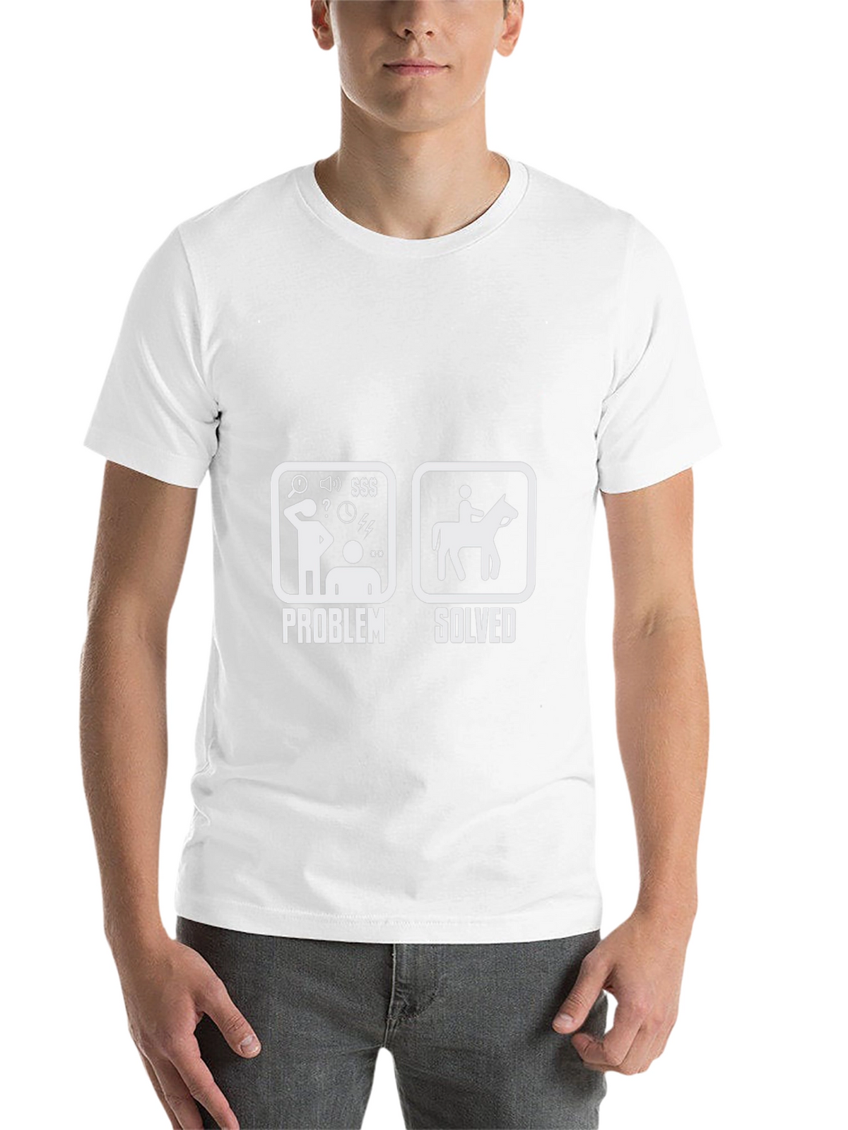 Problem Solved Horse Riding T-Shirt