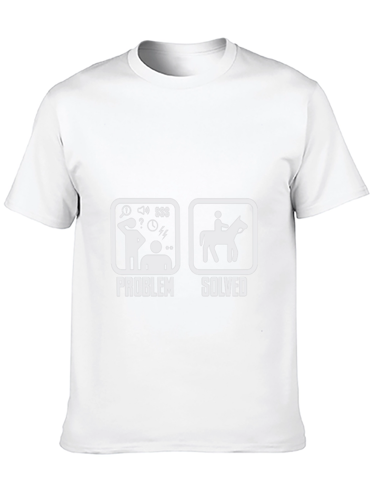 Problem Solved Horse Riding T-Shirt