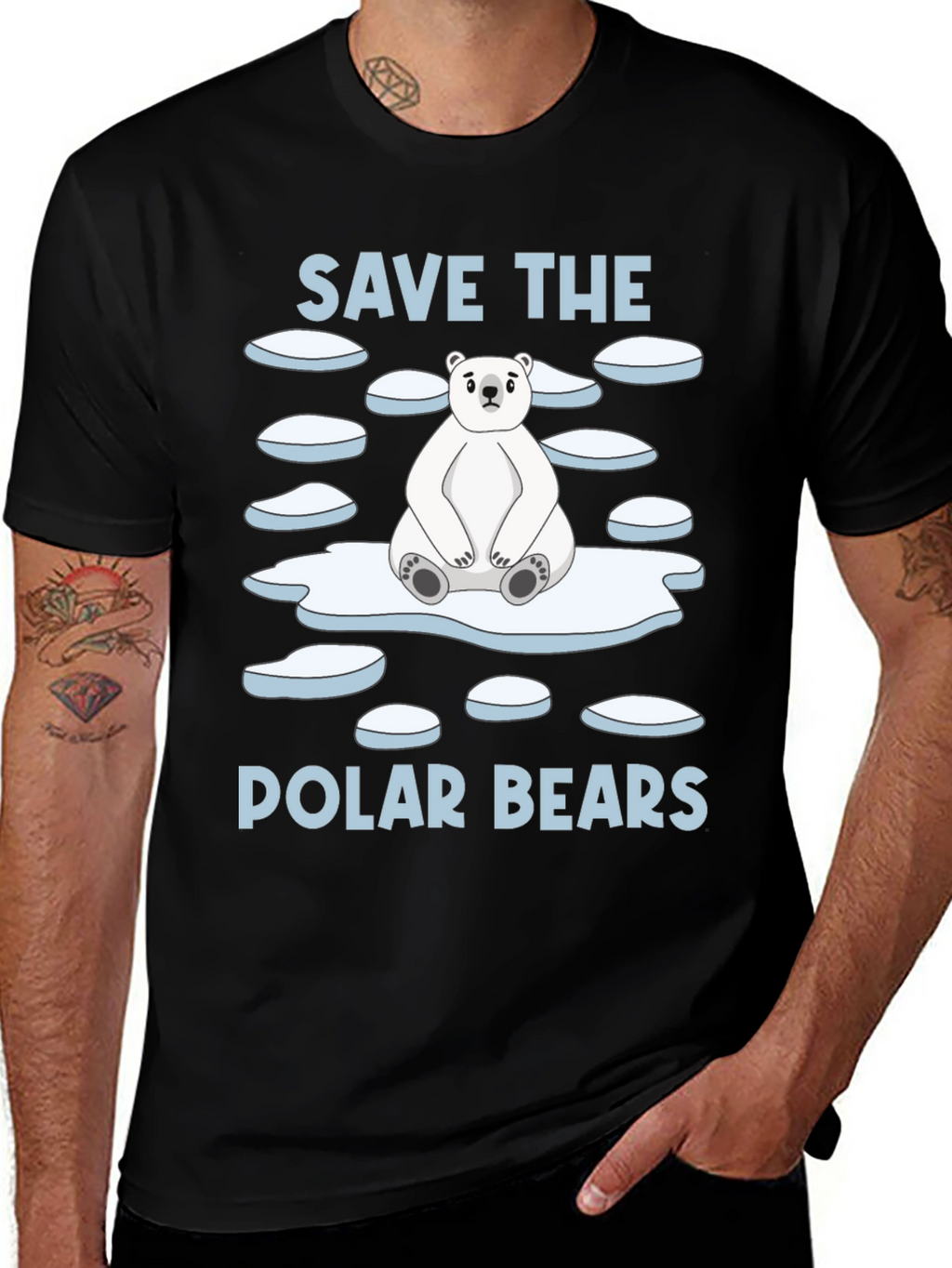 Save the Polar Bears Graphic Tee