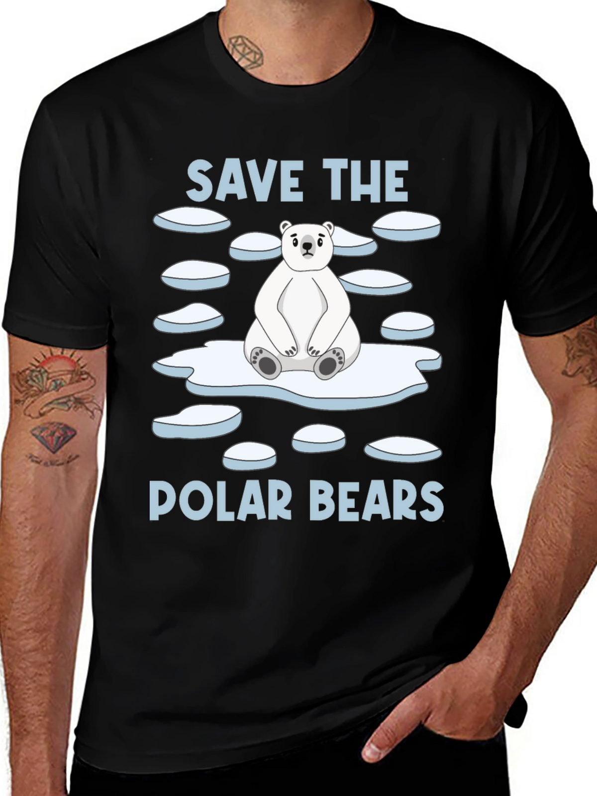 Save the Polar Bears Graphic Tee