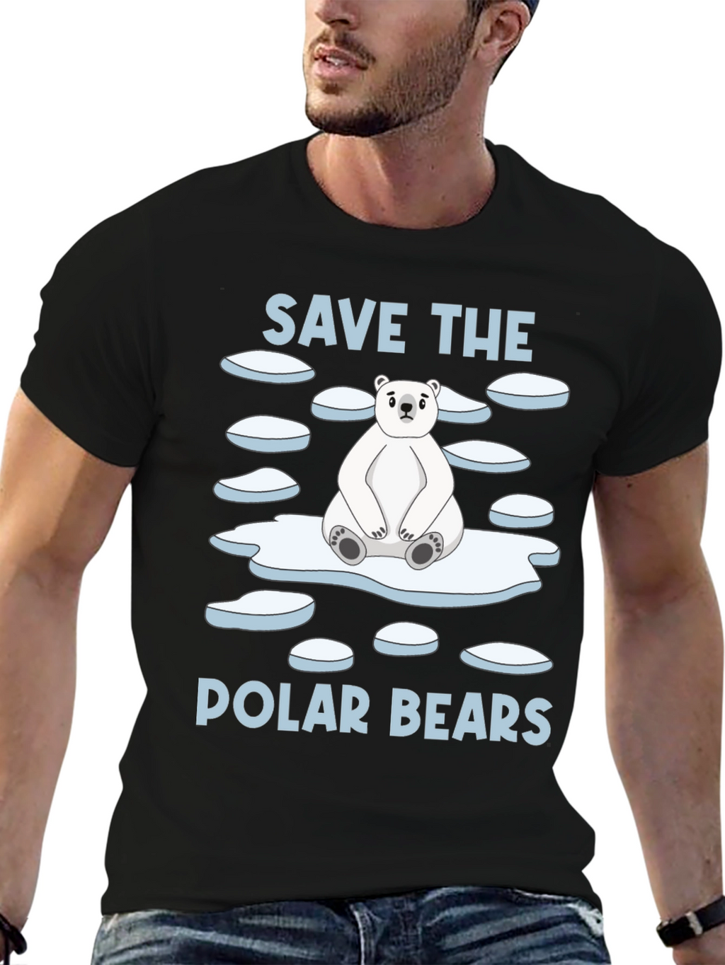 Save the Polar Bears Graphic Tee