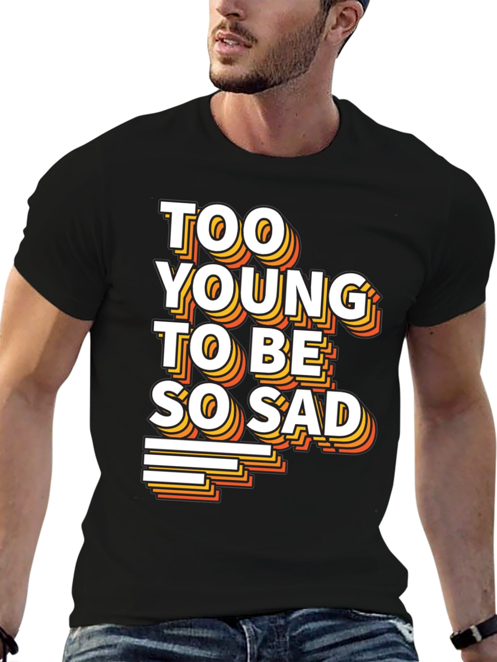 Too Young To Be So Sad Graphic Tee