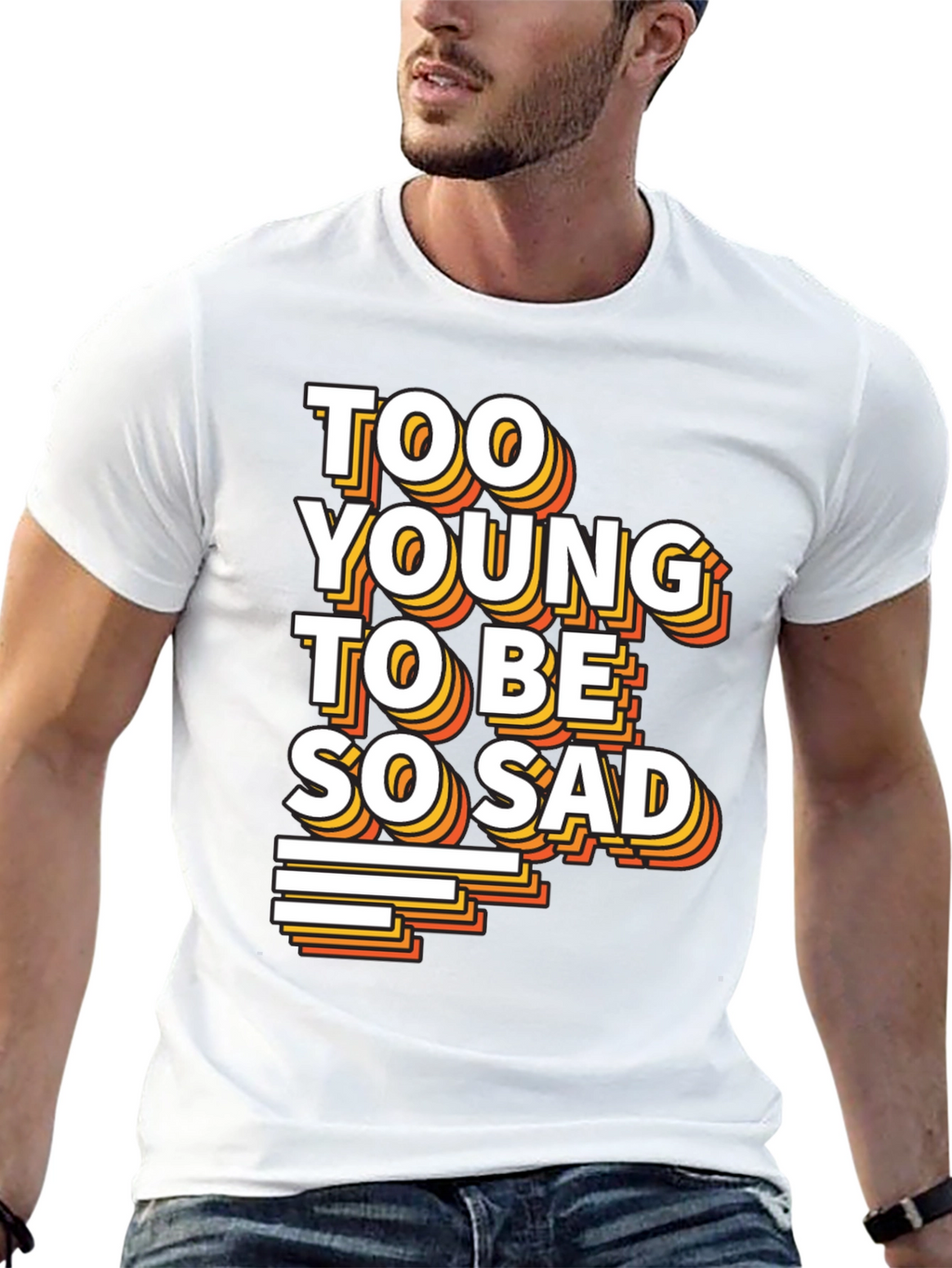 Too Young To Be So Sad Graphic Tee