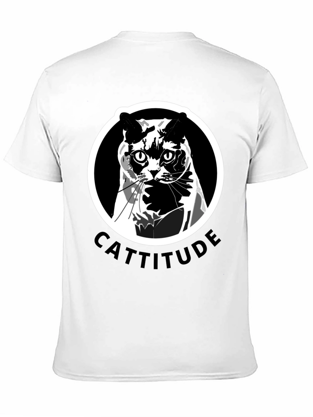 Cattitude T-Shirt: Bold Cat Graphic Tee