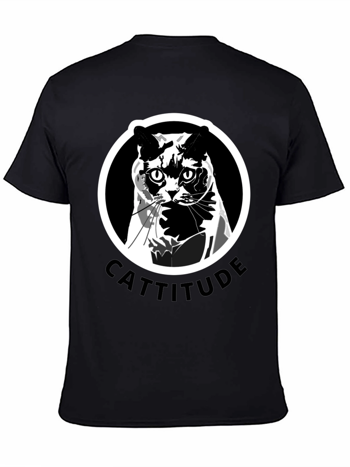 Cattitude T-Shirt: Bold Cat Graphic Tee
