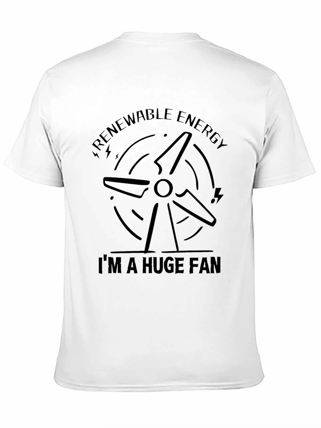 Renewable Energy Fan T-Shirt - Eco-Friendly Style