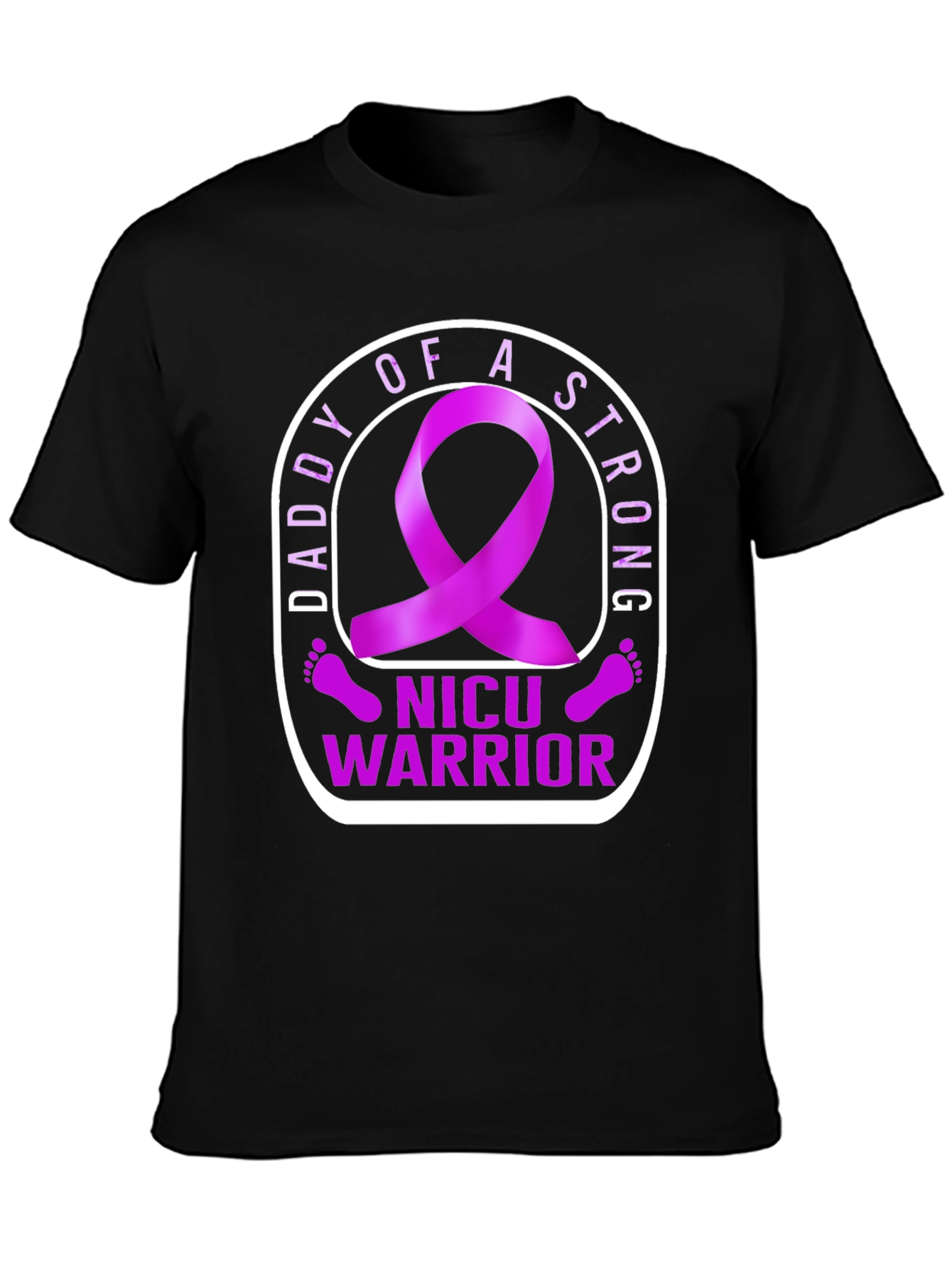 NICU Warrior Daddy T-Shirt: Strong Parent Support