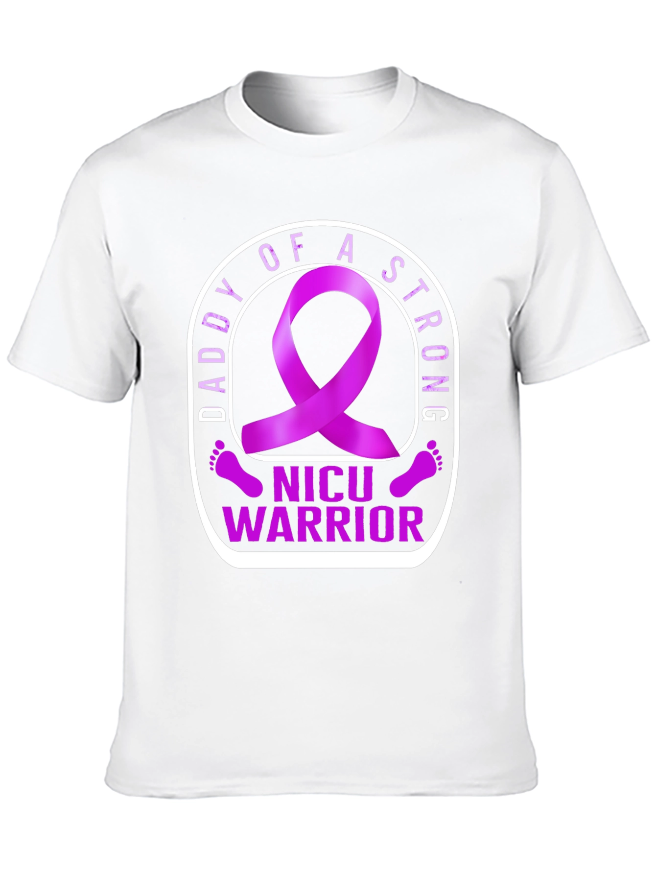 NICU Warrior Daddy T-Shirt: Strong Parent Support