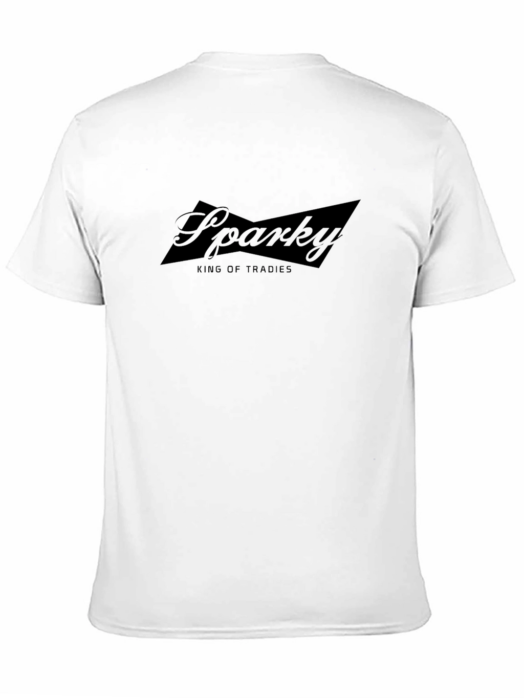 Sparky King of Tradies Black T-Shirt