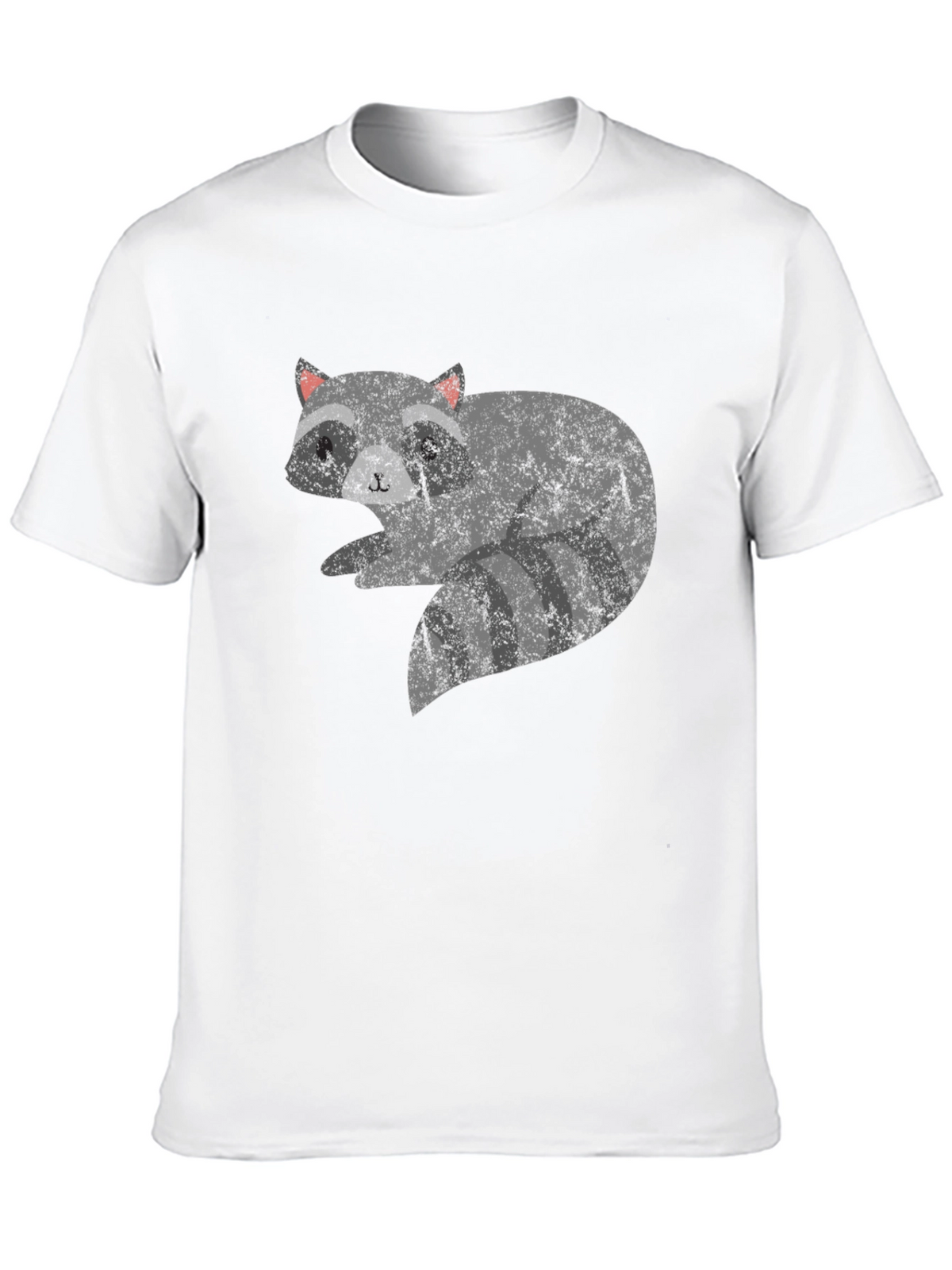 Cool Raccoon Graphic Tee - Unisex Black T-Shirt