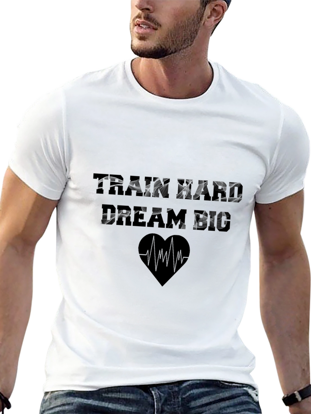 Train Hard Dream Big Graphic T-Shirt