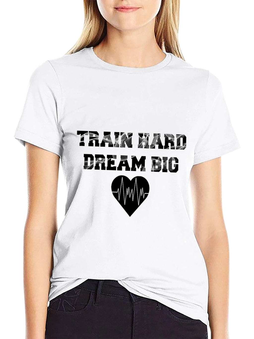 Train Hard Dream Big Graphic T-Shirt