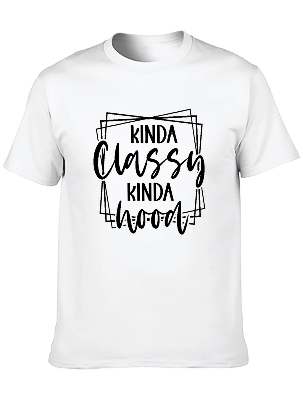 Kinda Classy Kinda Hood Black T-Shirt