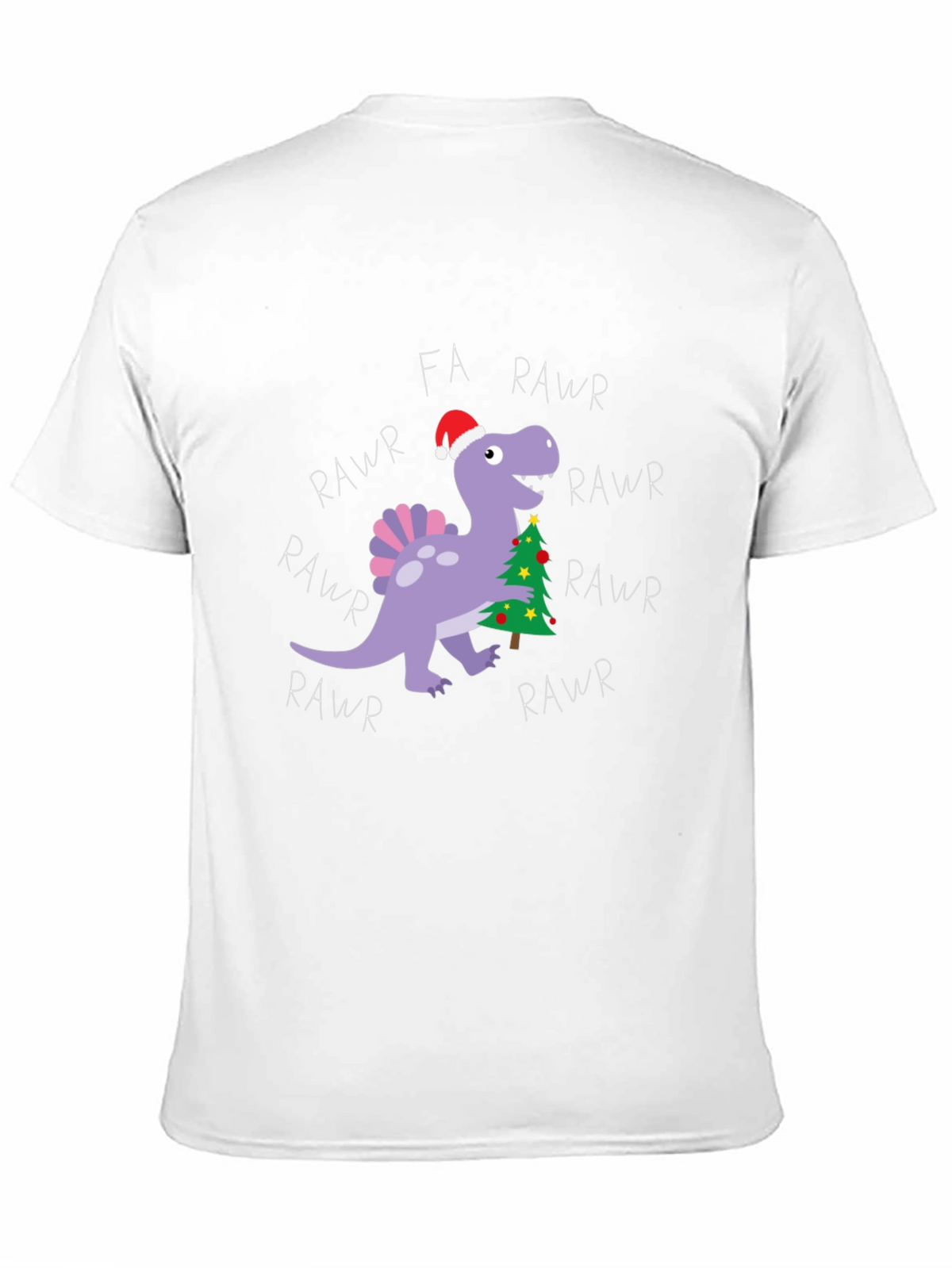 Fa Rawr Rawr Dinosaur Christmas T-Shirt